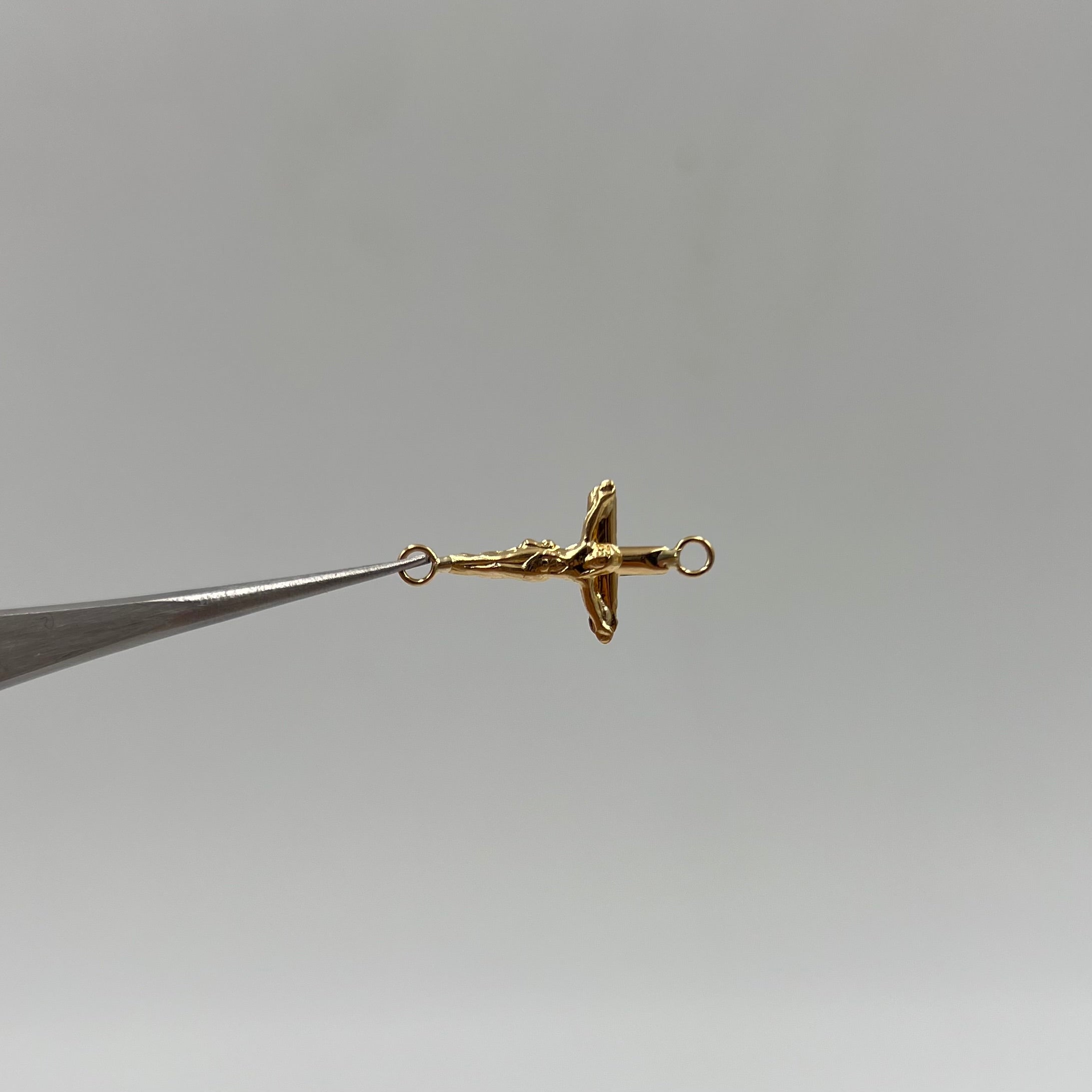 HERRAJE CRUZ ORO AMARILLO 18K 0,63 GR / 2,2 CM