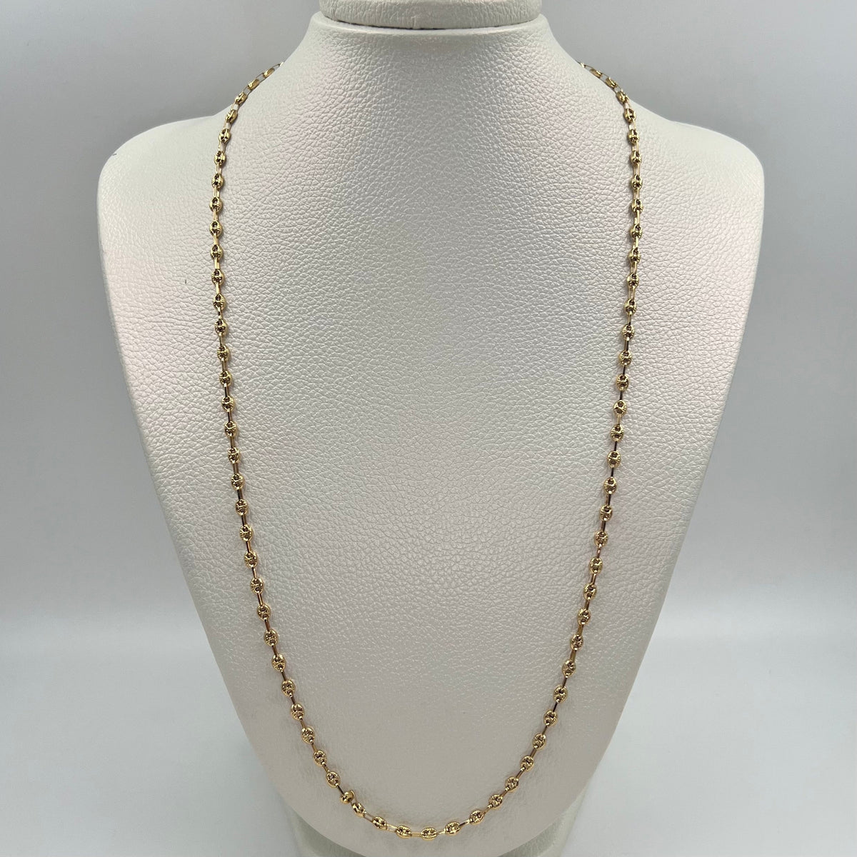 CADENA BABY GC DIAMANTADO REAZA ITALY ORO AMARILLO 18K +1 / 6,51 GR / 3 MM / 60 CM