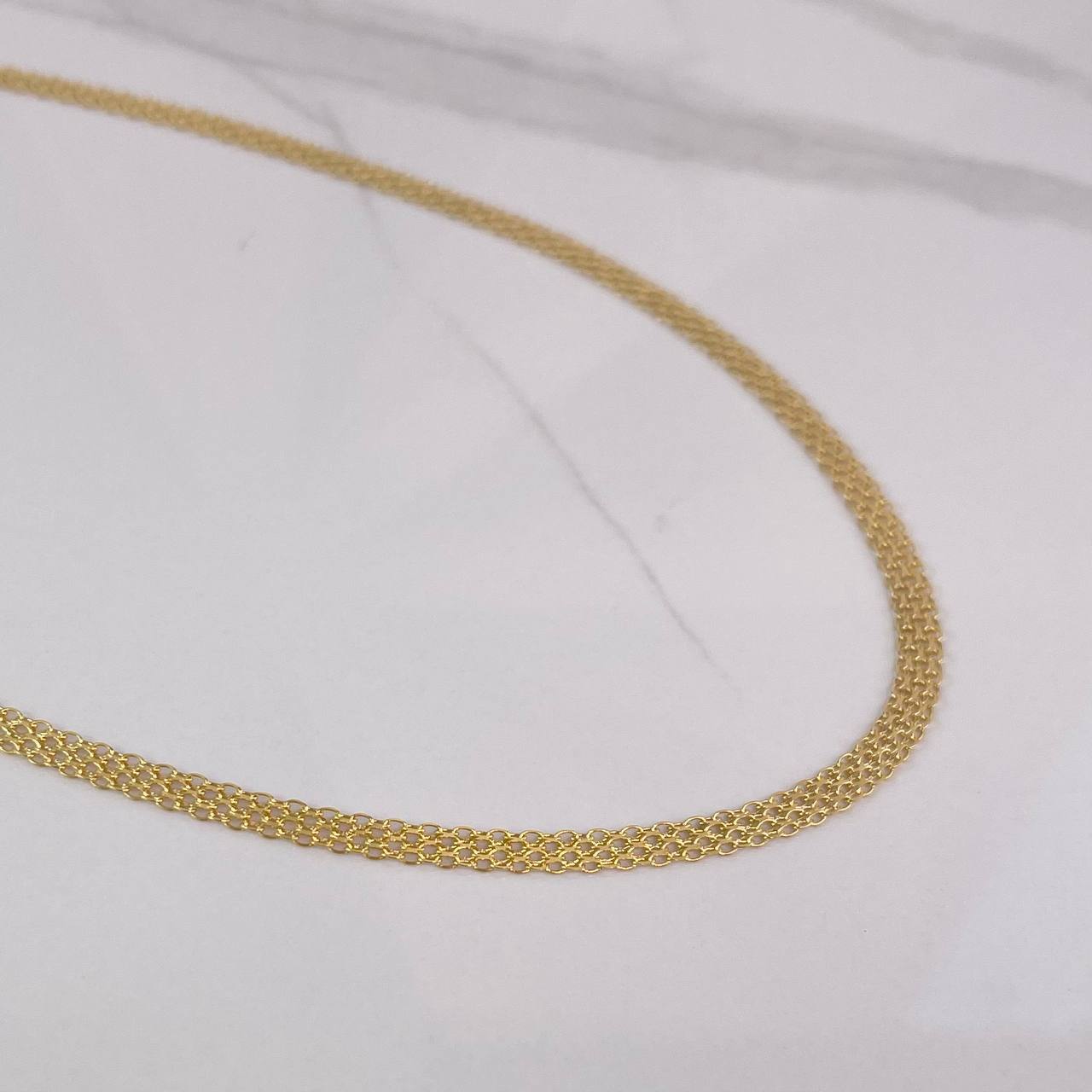 CADENA ITALY CHINA ORO AMARILLO 18K +3 / 8,4 GR / 4,2 MM / 60 CM