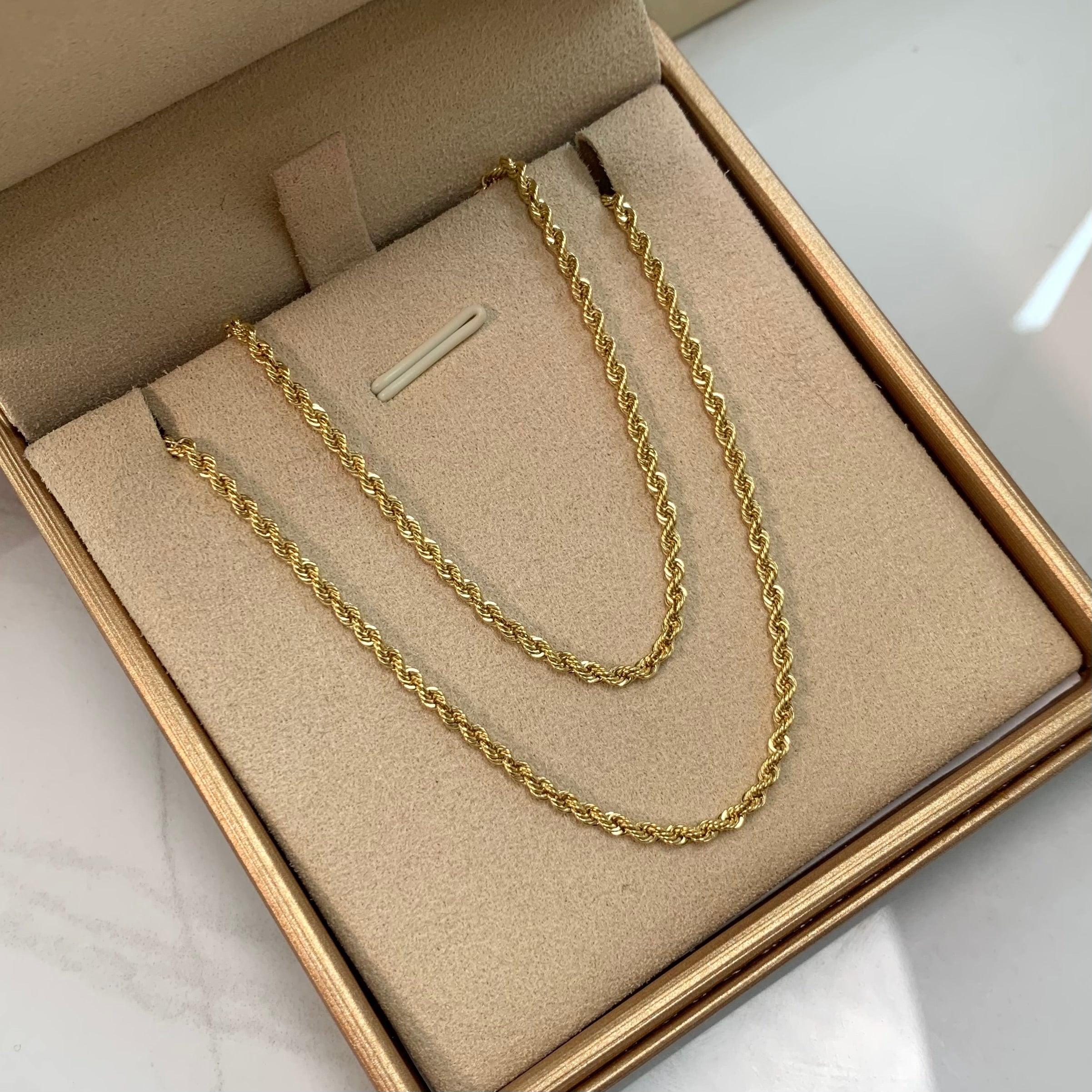 CADENA ITALY LAZO ORO AMARILLO 18K +3 / 2,00 GR / 2,15 MM / 45 CM