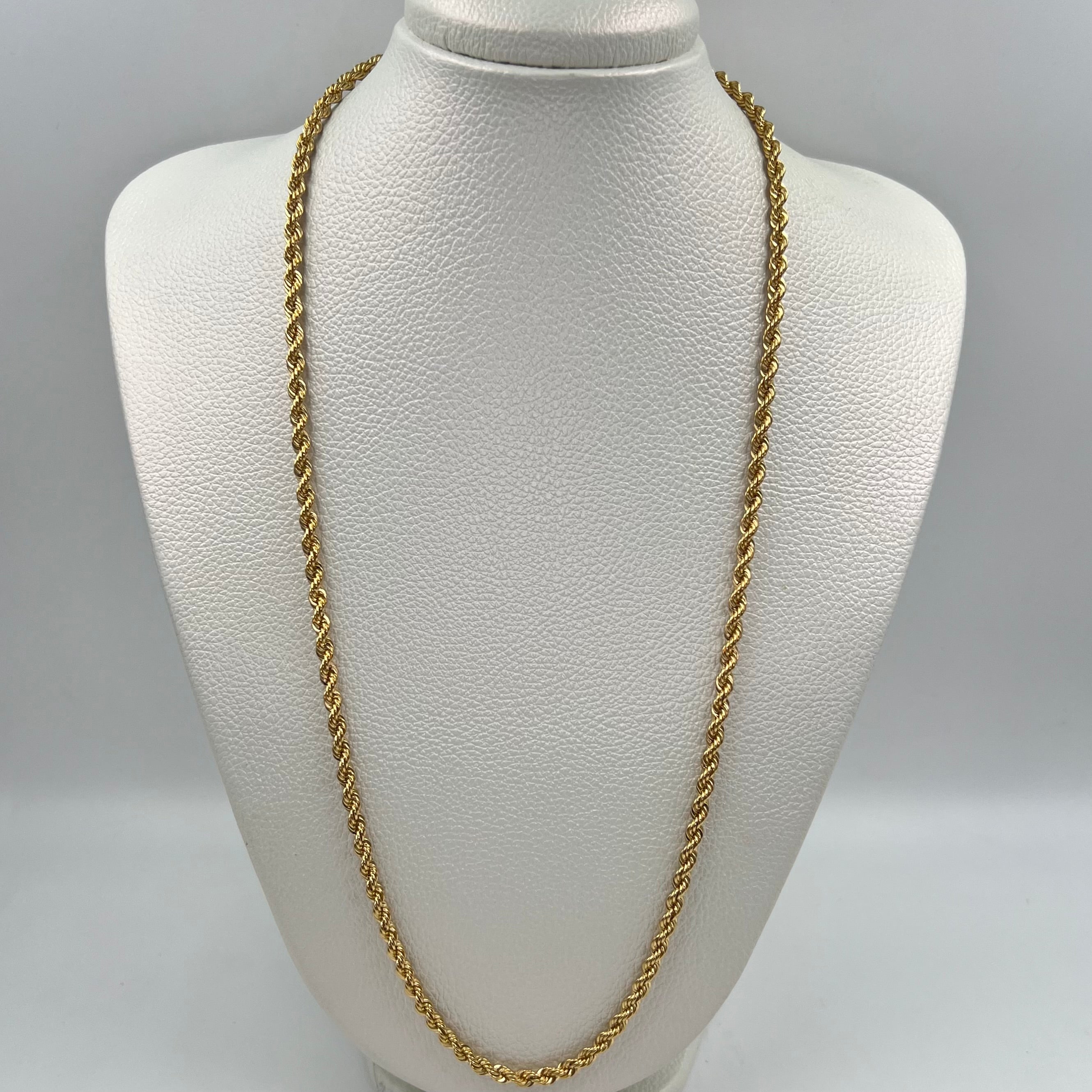CADENA ITALY LAZO ORO AMARILLO 18K 10,88 GR / 3,84 MM / 60 CM