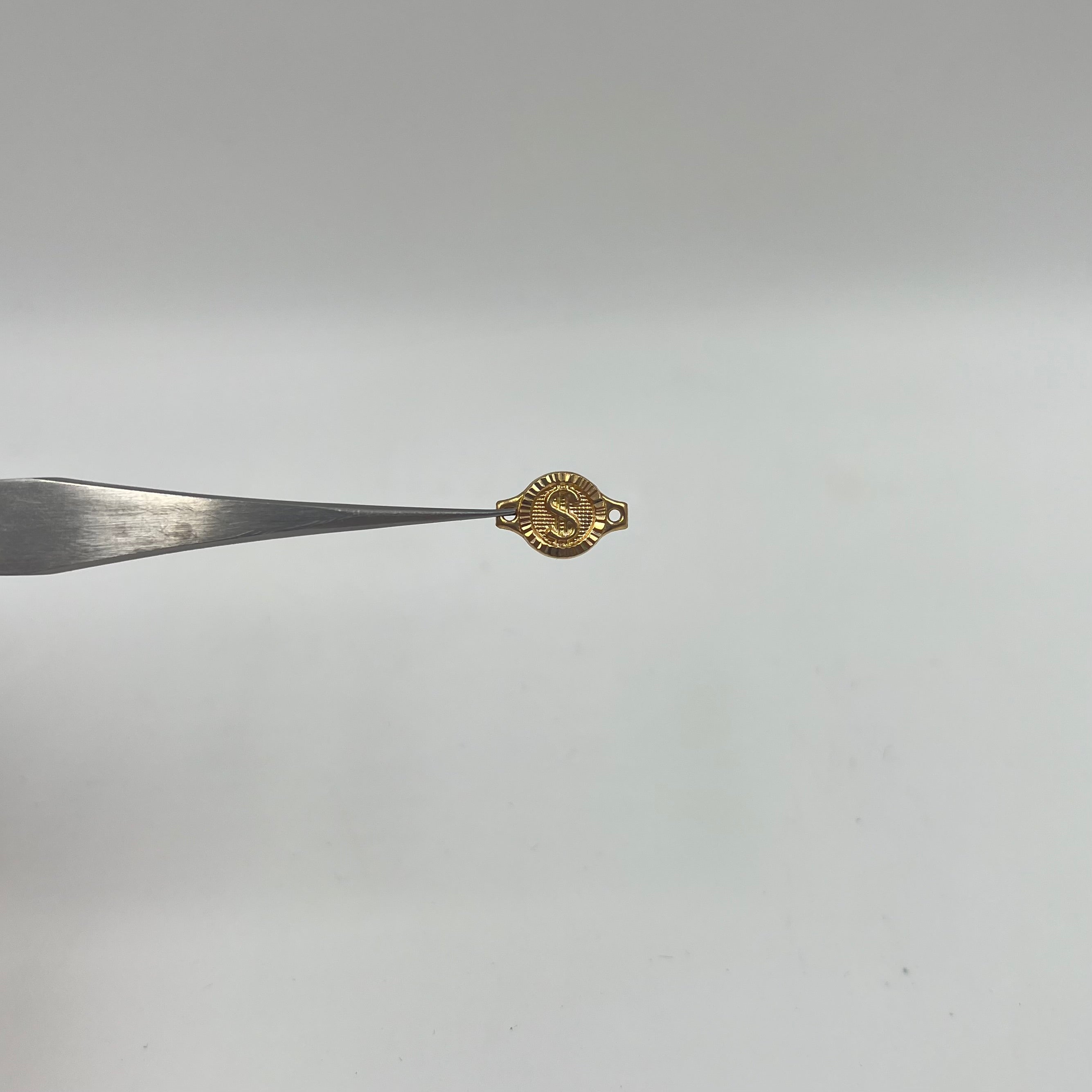 HERRAJE BOLSA DINERO ORO AMARILLO 18K 0,62 GR / 1,4 CM