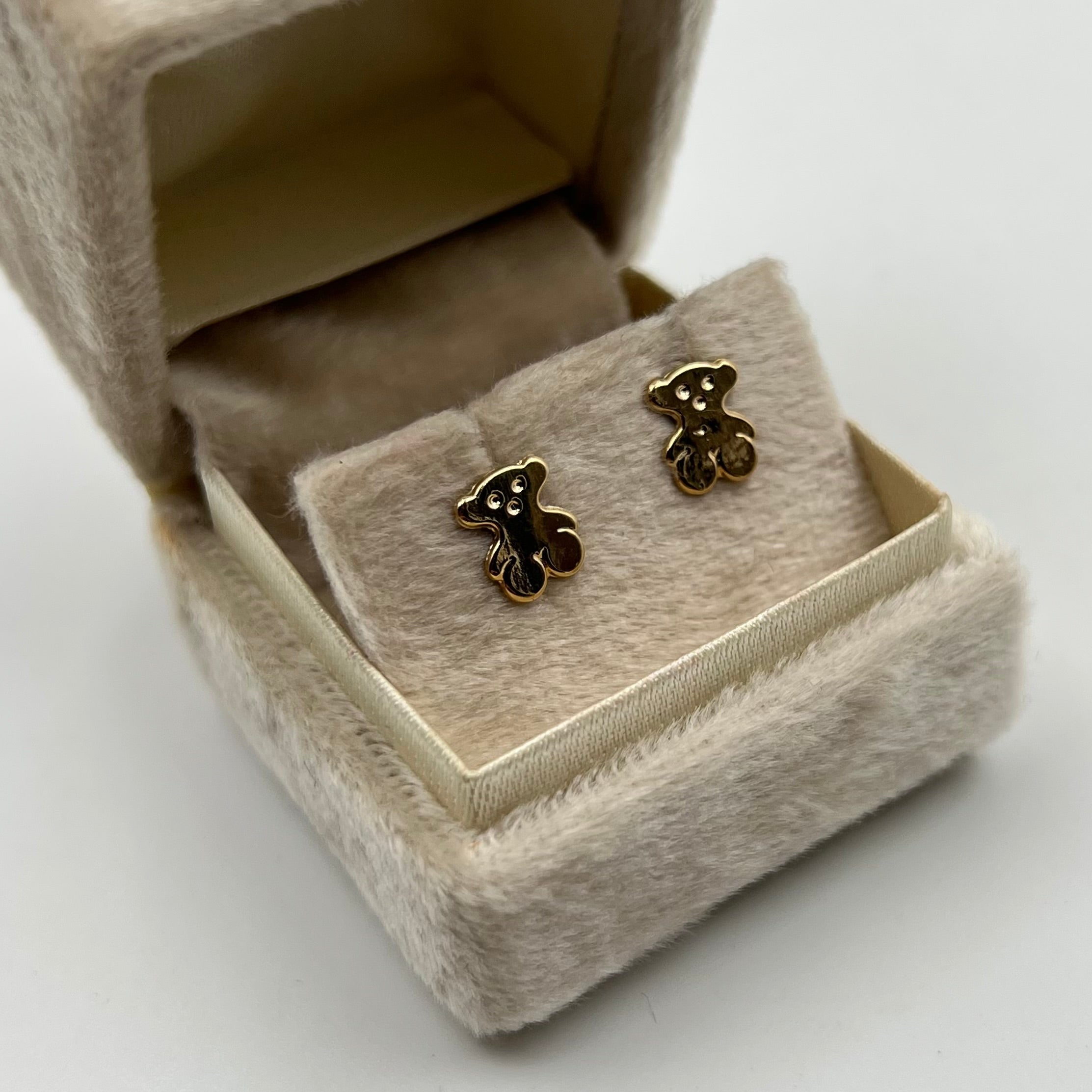 TOPOS OSO  ORO AMARILLO 18K 0,83 GR / 8 MM