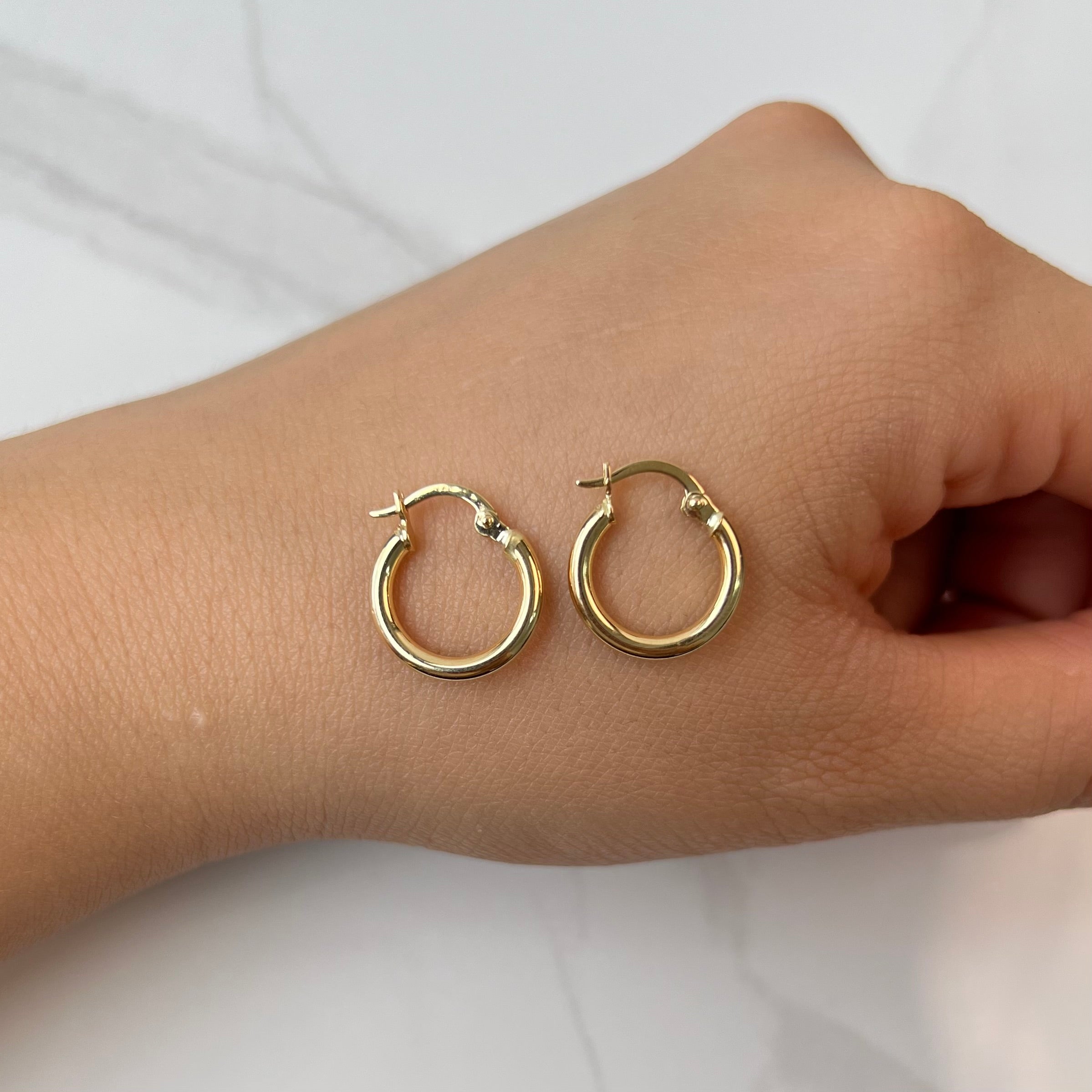 CANDONGA LISA ORO AMARILLO 18K 1,14 GR / 1,4 CM