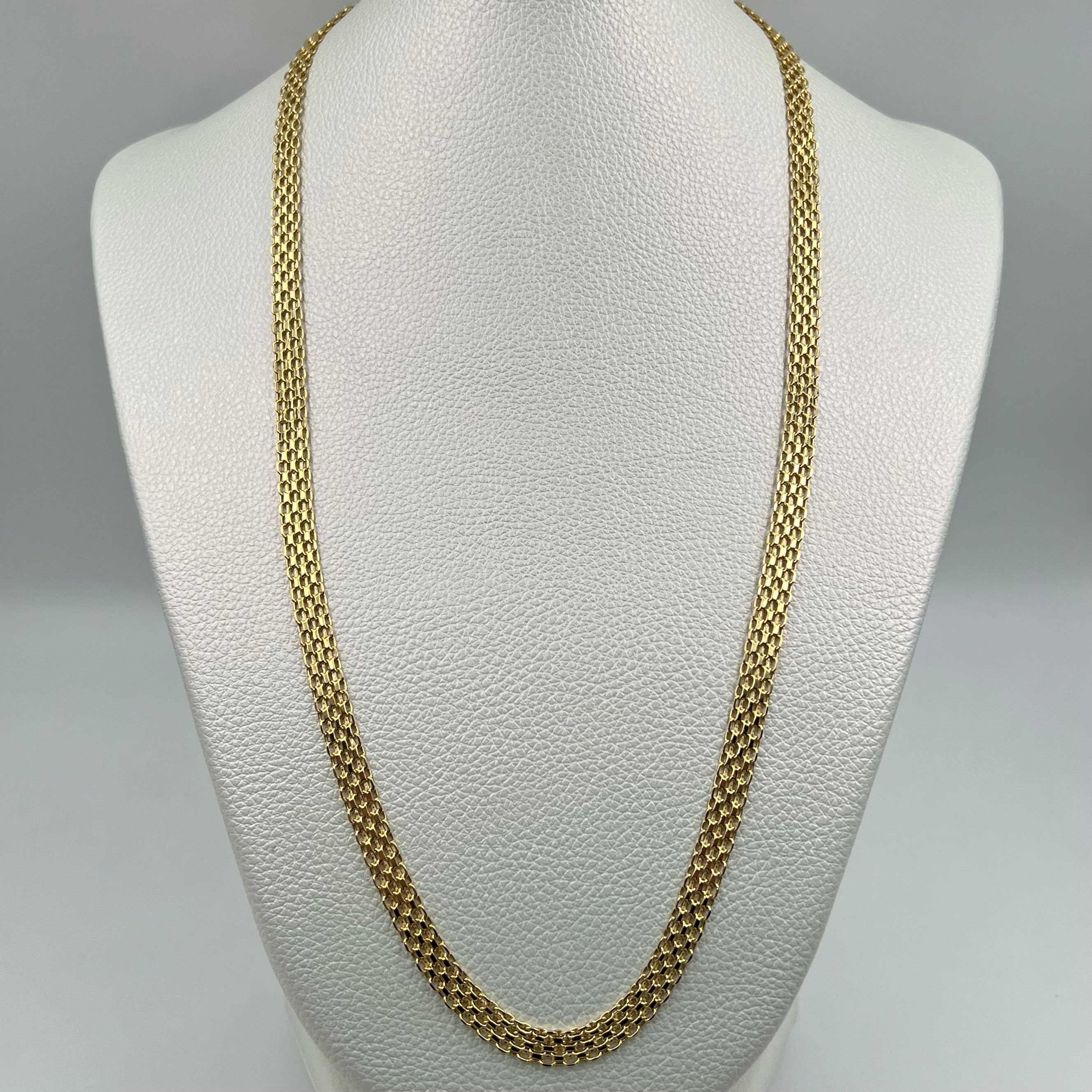 CADENA ITALY CHINA ORO AMARILLO 18K +3 / 13,05 GR / 6,4 MM / 60 CM