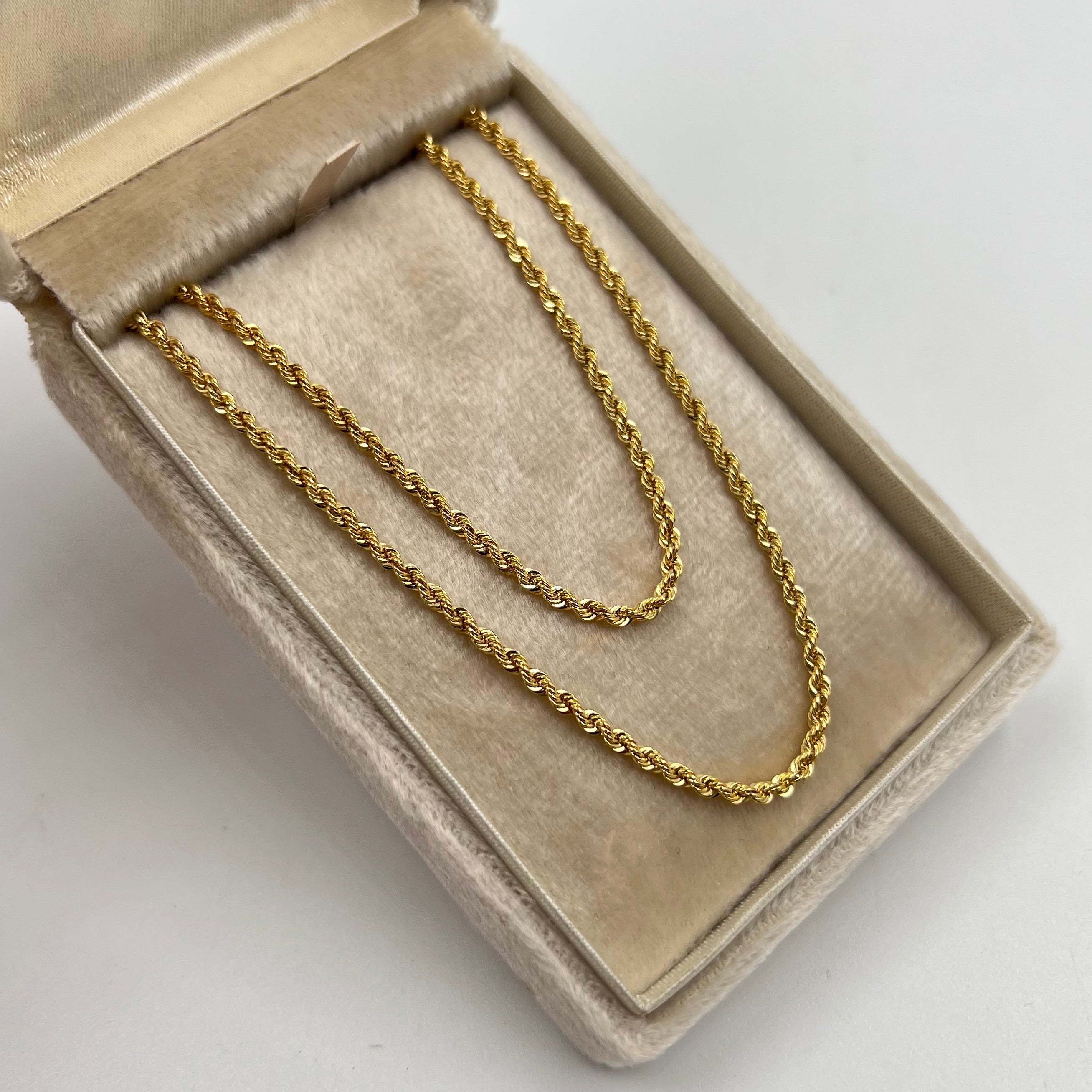CADENA ITALY LAZO  ORO AMARILLO 18K +3 / 3,46 GR / 2,1 MM / 60 CM