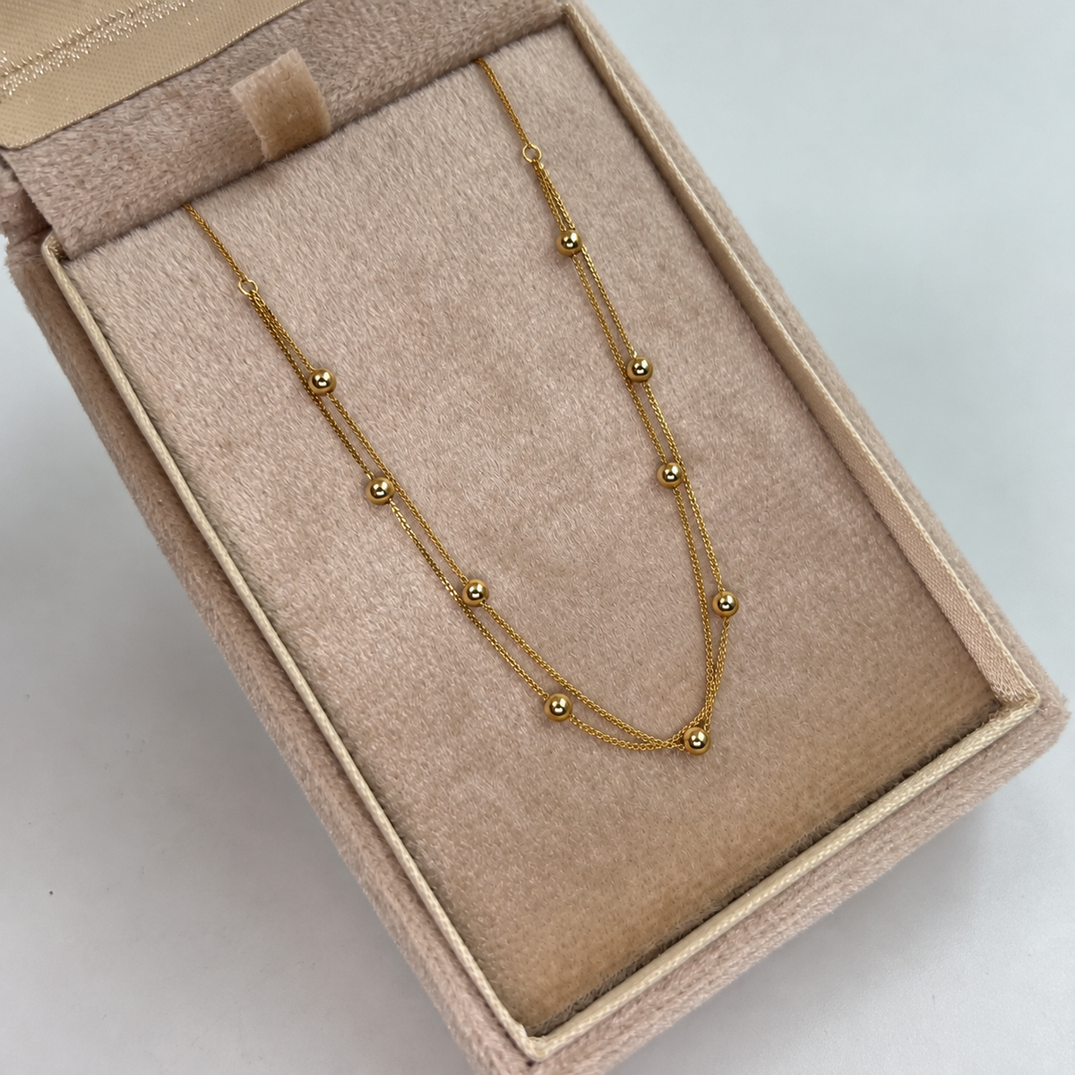 CADENA ITALY MINI FRANCO ESPECIAL BOLA LISA GRADUABLE ORO AMARILLO 18K +3 / 0,94 GR / 0,6 MM / 45 CM