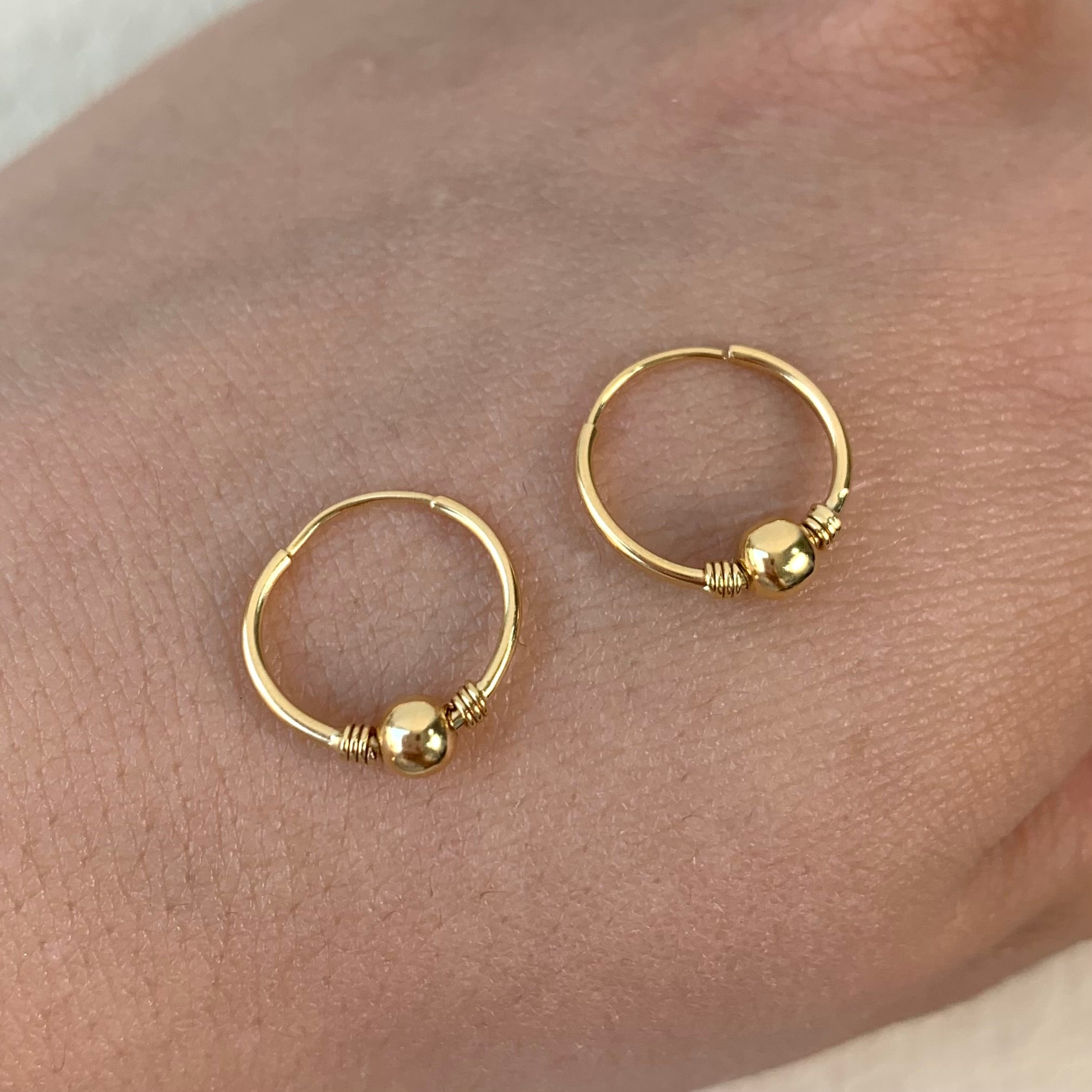 CANDONGA INPERDIBLE BOLA ORO AMARILLO 18K 0,94 GR / 1,3 CM