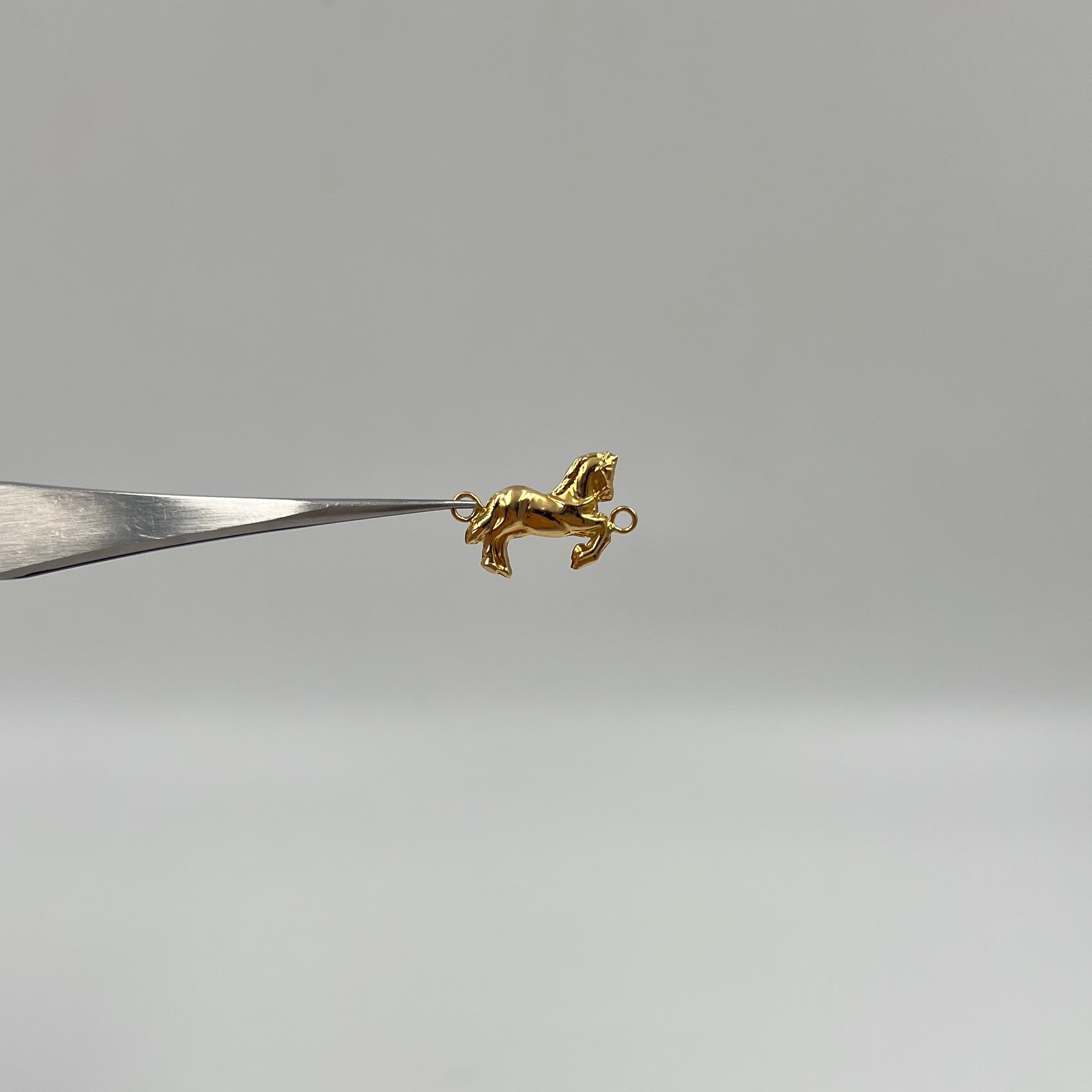 HERRAJE CABALLO  ORO AMARILLO 18K 0,78 GR / 1,9 CM