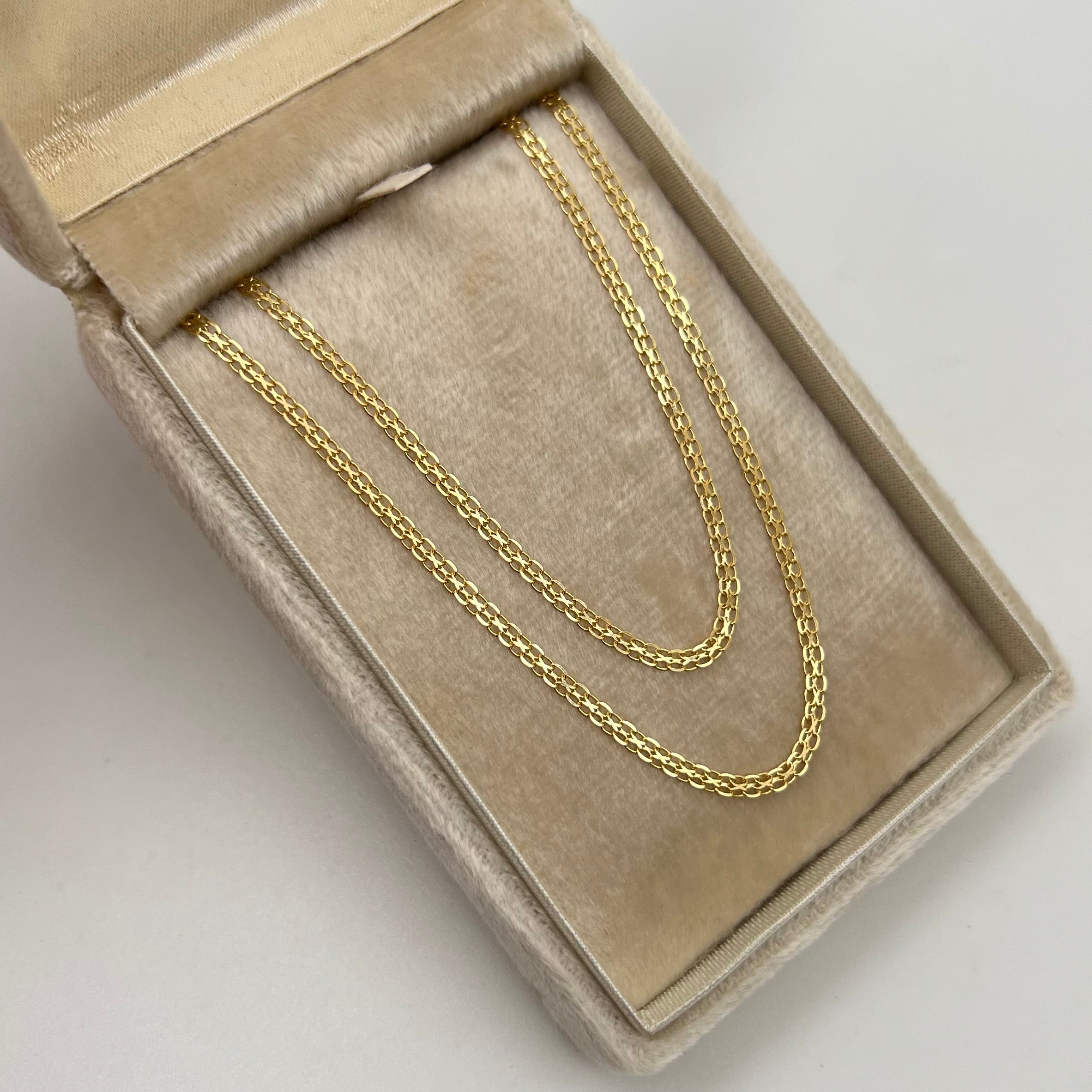 CADENA ITALY CHINA  ORO AMARILLO 18K +3 / 3,75 GR / 2,1 MM / 60 CM