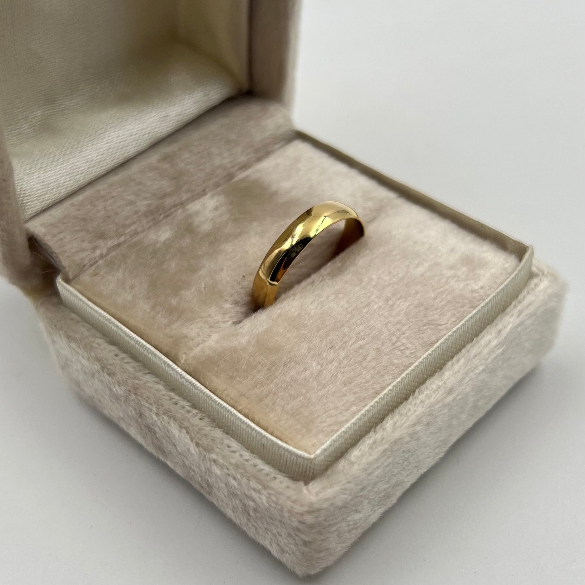 ANILLO ARGOLLA LISA  ORO AMARILLO 18K / TALLA 10/5 / 2,35 GR / 3 MM