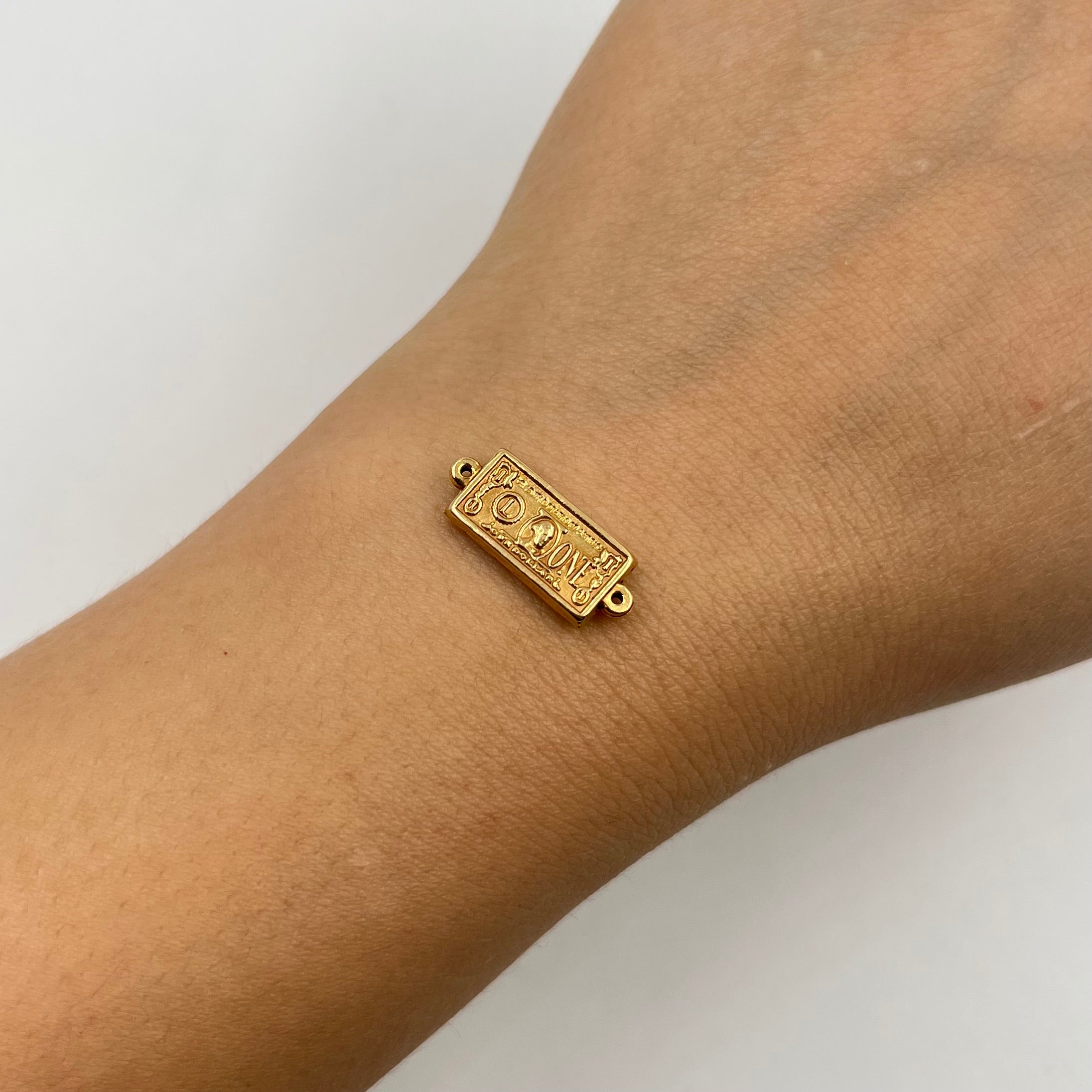 HERRAJE DOLAR  ORO AMARILLO 18K 0,85 GR / 1,9 CM