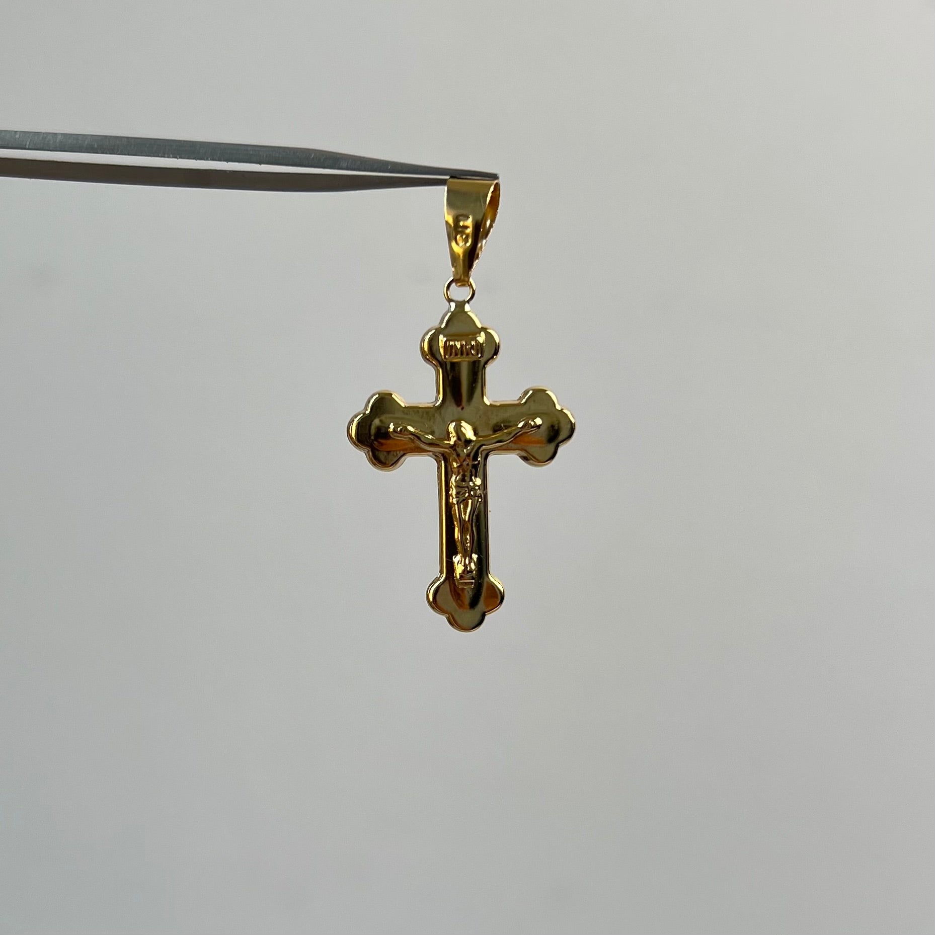DIJE CRUZ ORO AMARILLO 18K 1,90 GR / 21,3 MM / 33 CM