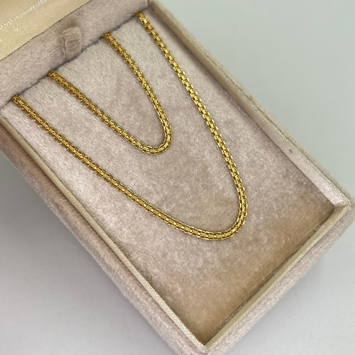 CADENA ITALY CHINA ORO AMARILLO 18K +1 / 4,39 GR / 2,1 MM / 45 CM