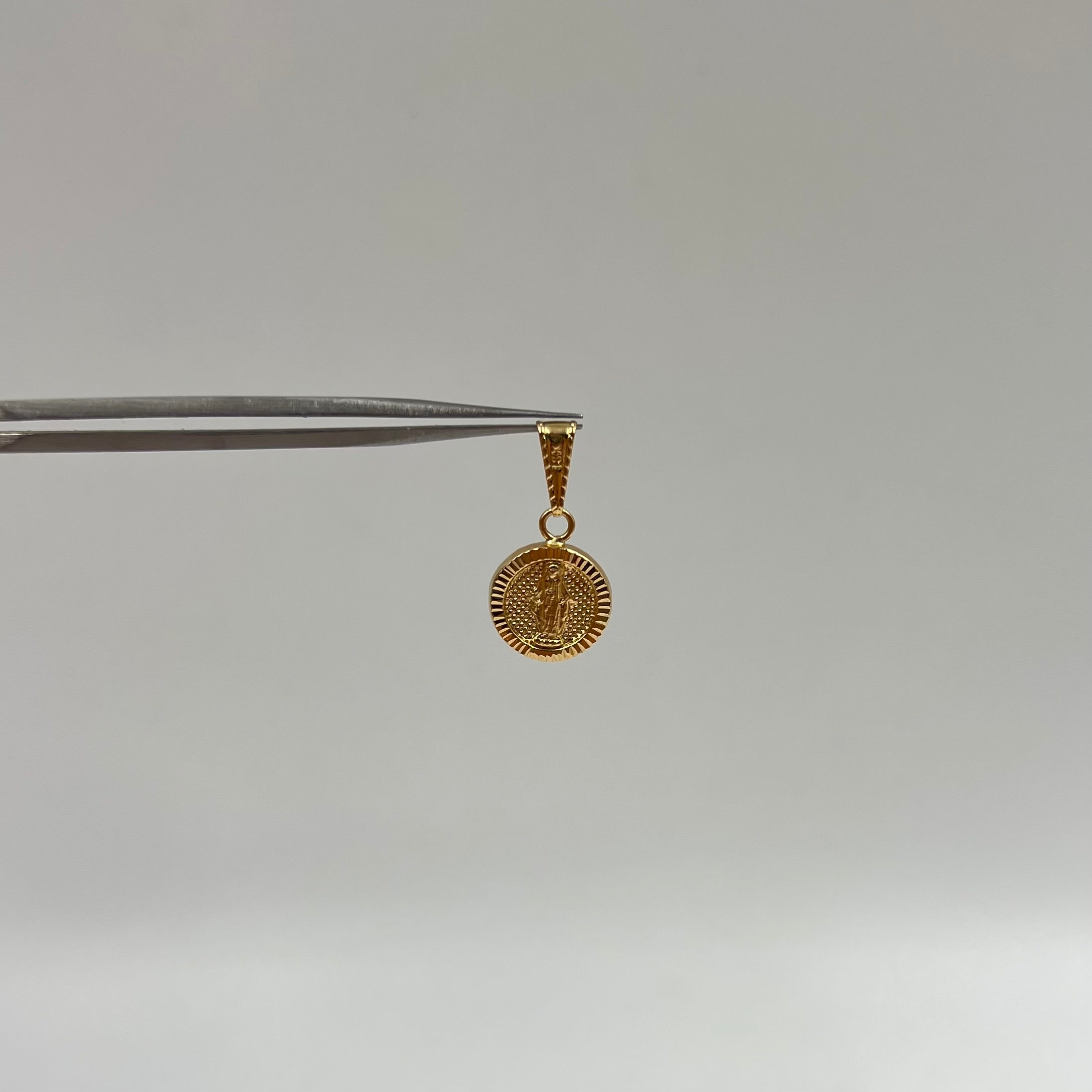 DIJE VIRGEN DE LA MILAGROSA  ORO AMARILLO 18K 0,98 GR / 11 MM / 1,4 CM