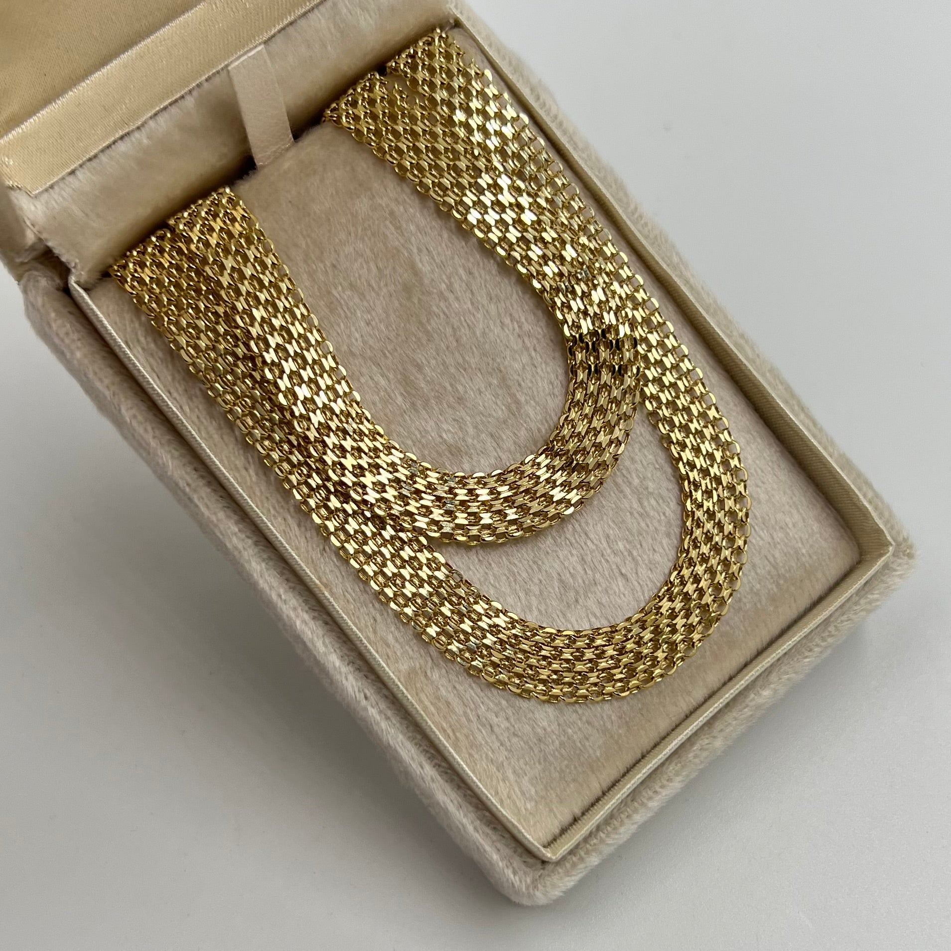 CADENA ITALY CHINA ORO AMARILLO 18K +1 / 11 GR / 8 MM / 60 CM