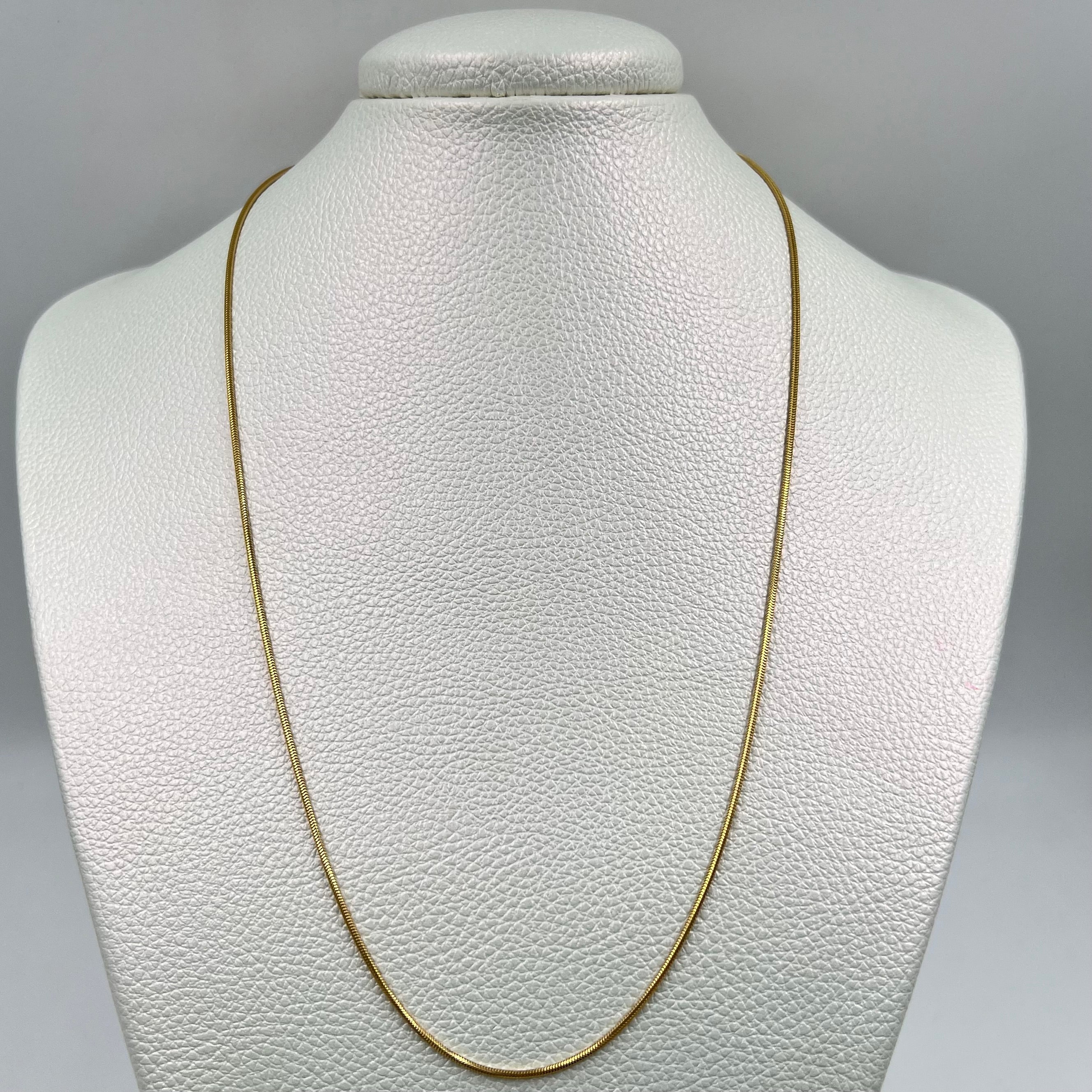 CADENA ITALY COLA DE RATON ORO AMARILLO 18K +1 / 4,15 GR / 1,2 MM / 50 CM