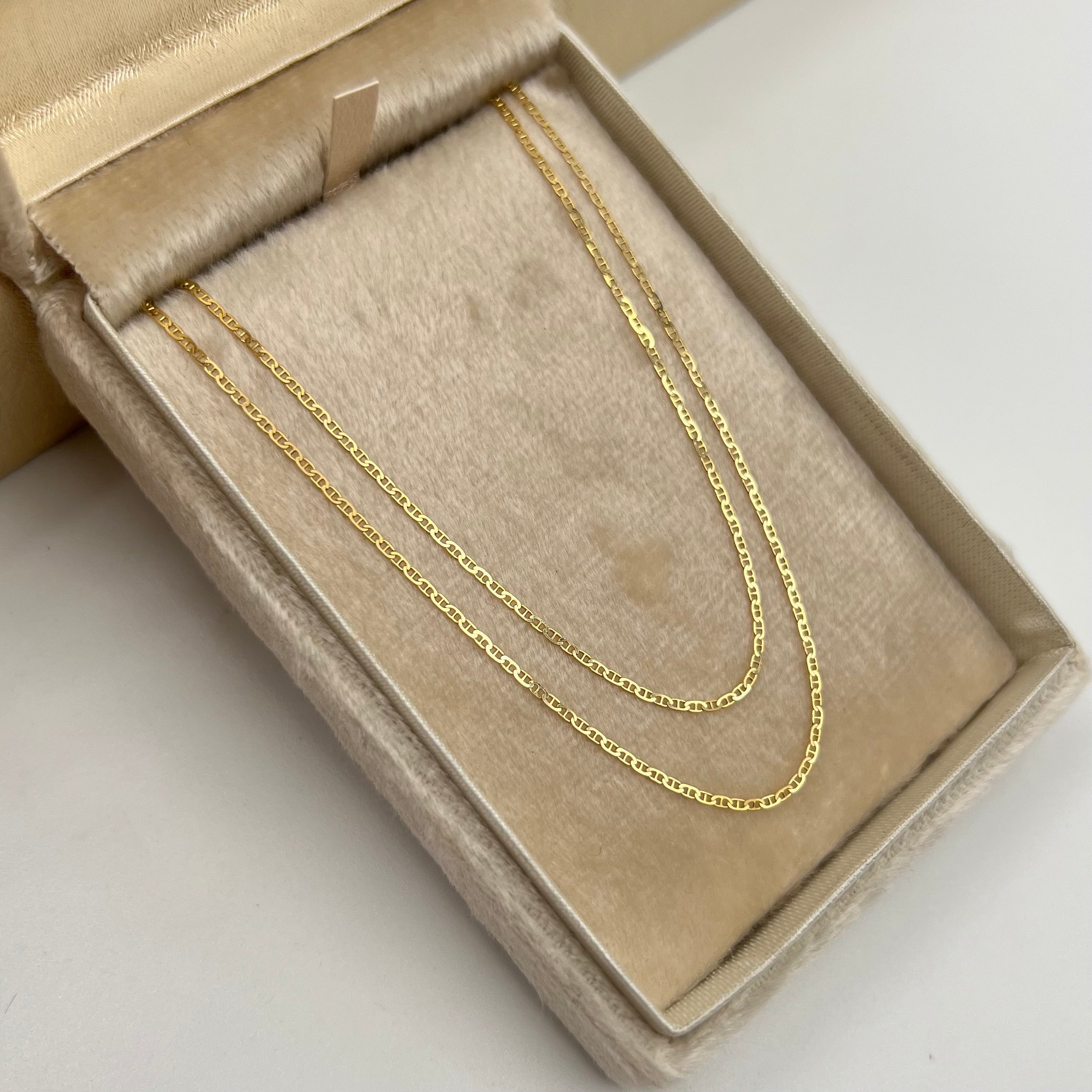 CADENA ITALY  PLANA ORO AMARILLO 18K +3 / 1,82 GR / 1,15 MM / 60 CM