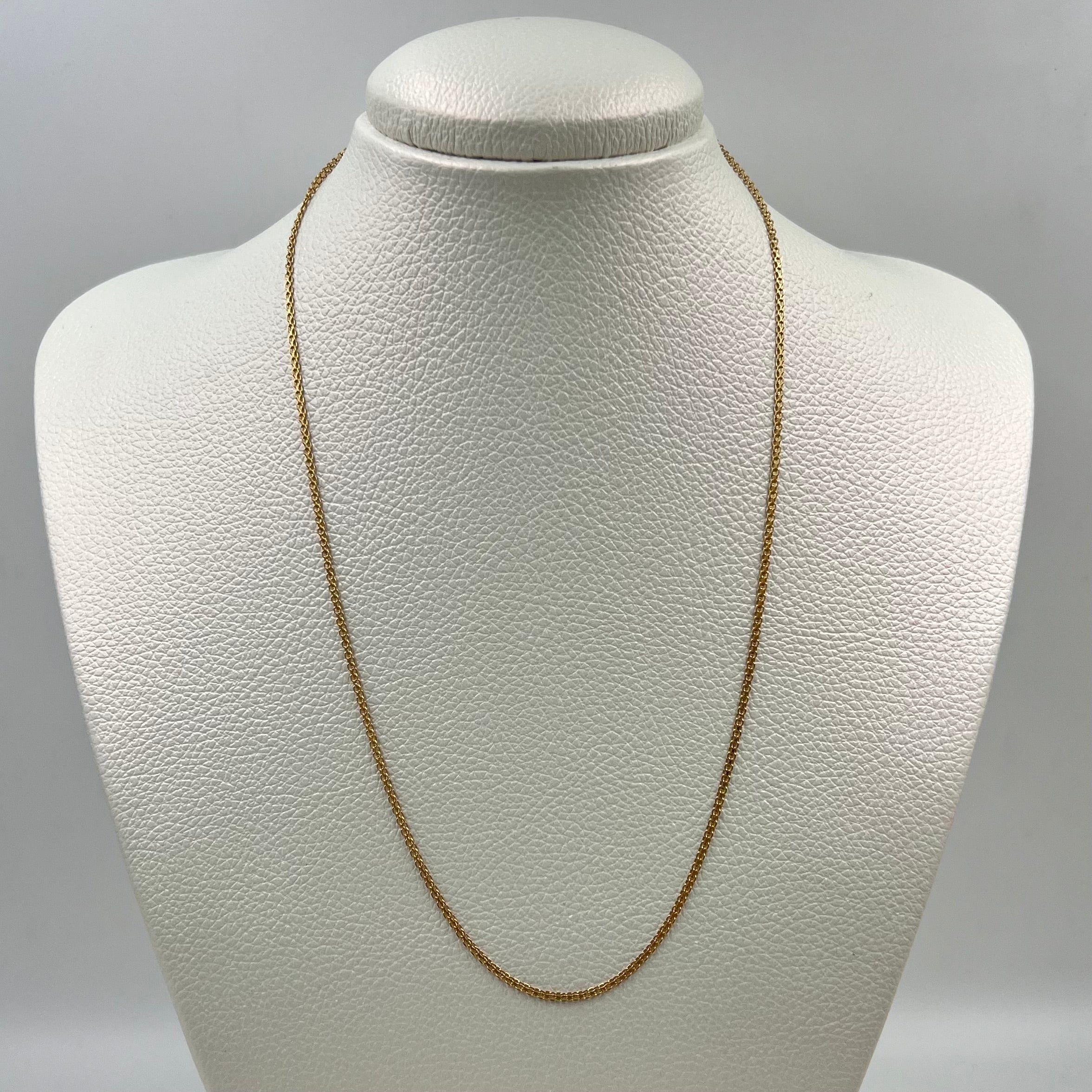 CADENA ITALY CHINA ORO AMARILLO 18K +3 / 2,51 GR / 1,5 MM / 45 CM