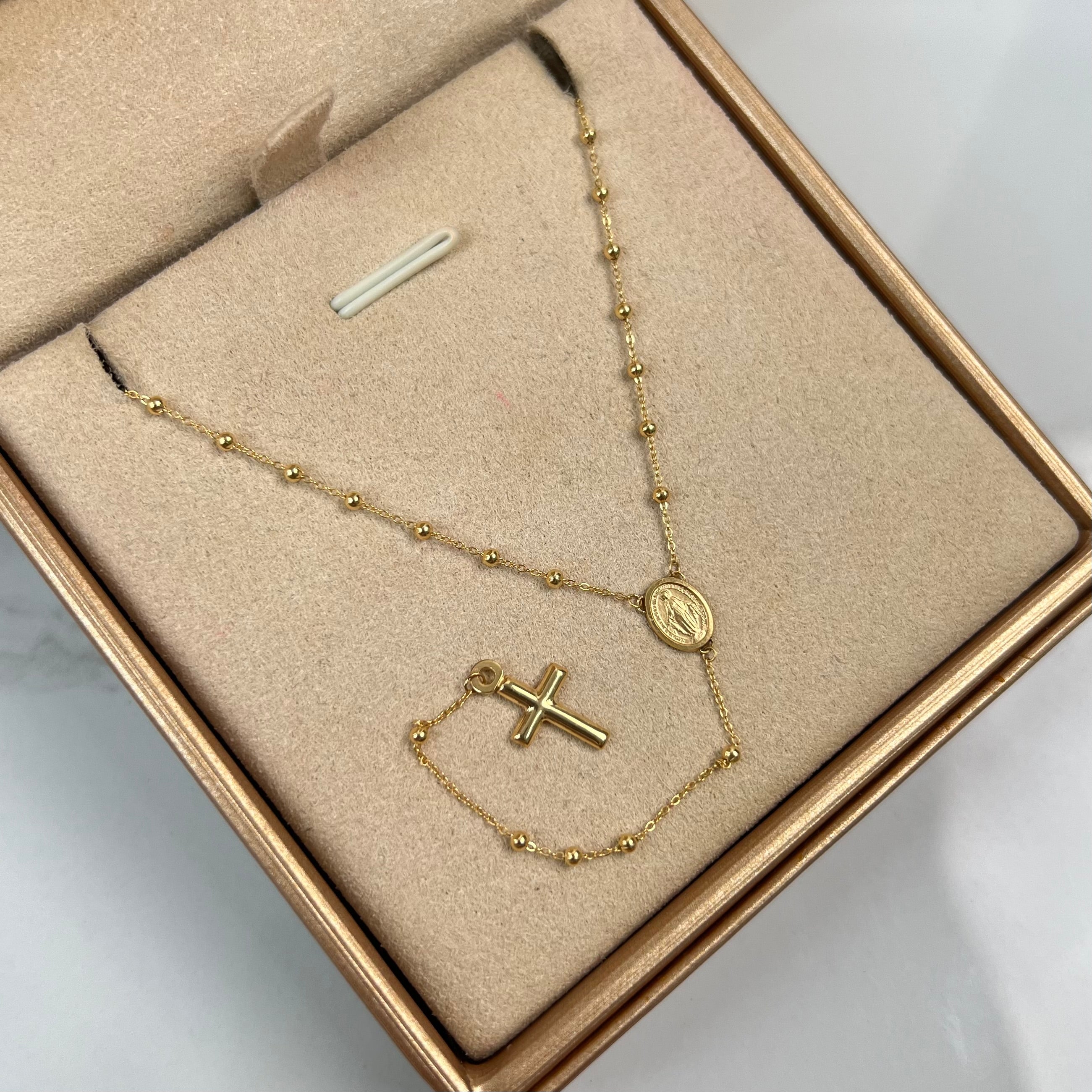 CADENA ITALY CAMANDULA ORO AMARILLO 18K +3 / 2,8 GR / 2 MM / 50 CM
