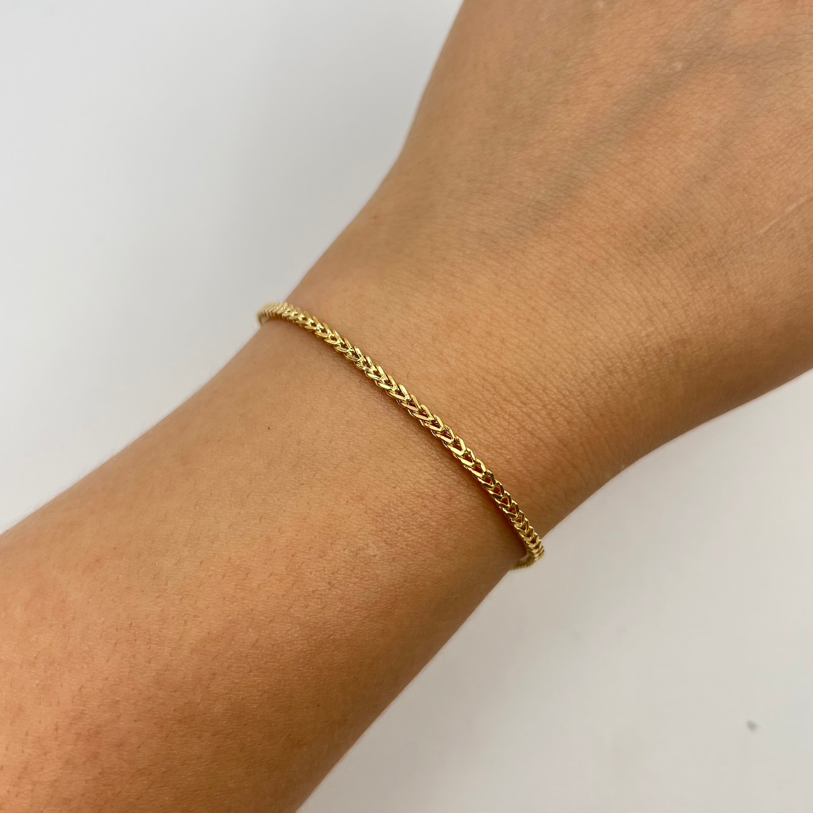 PULSO ITALY FRANCO ORO AMARILLO 18K +3 / 2,83 GR / 2 MM / 20 CM