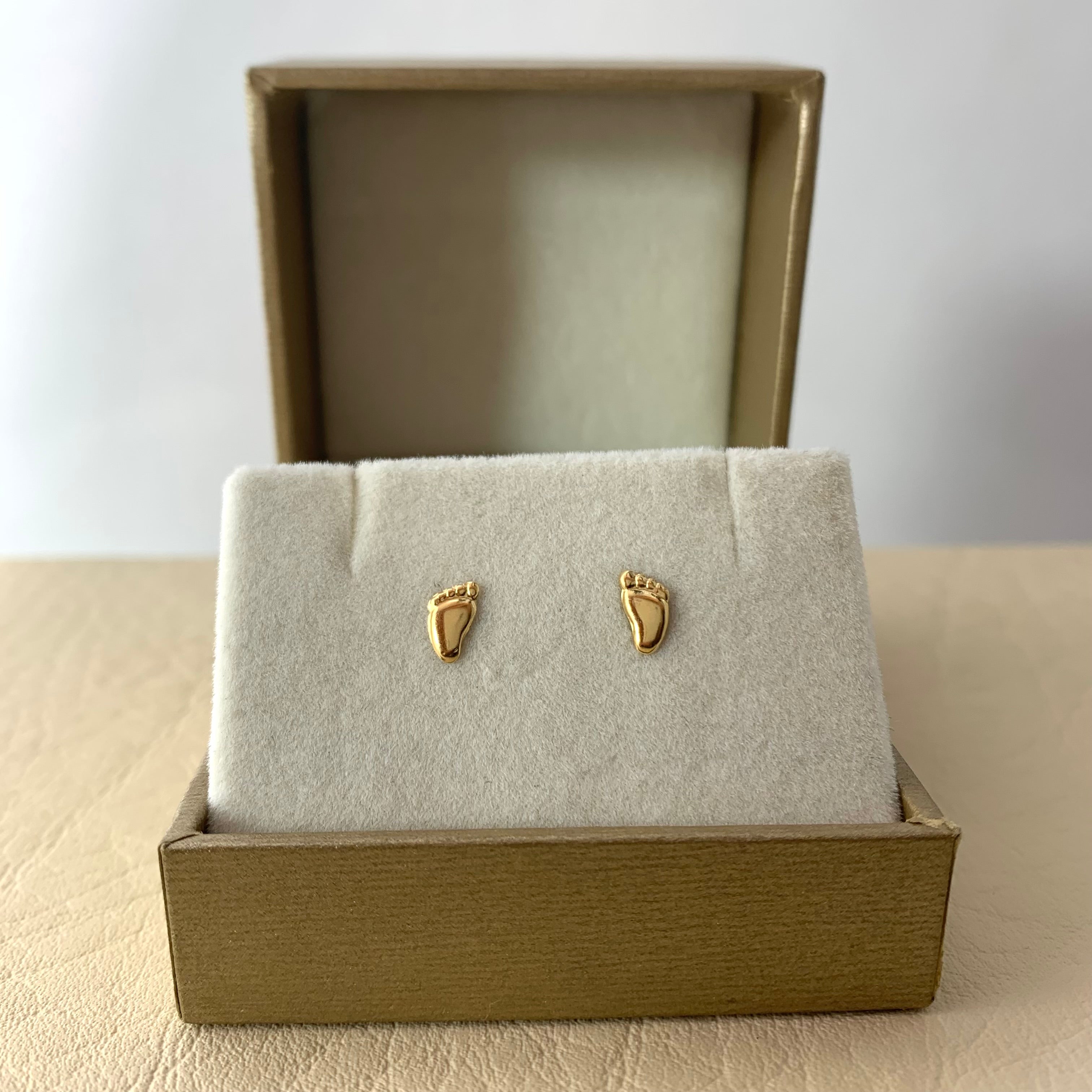 TOPOS PIES * ORO AMARILLO 18K 0,6 GR / 6,0 MM  *