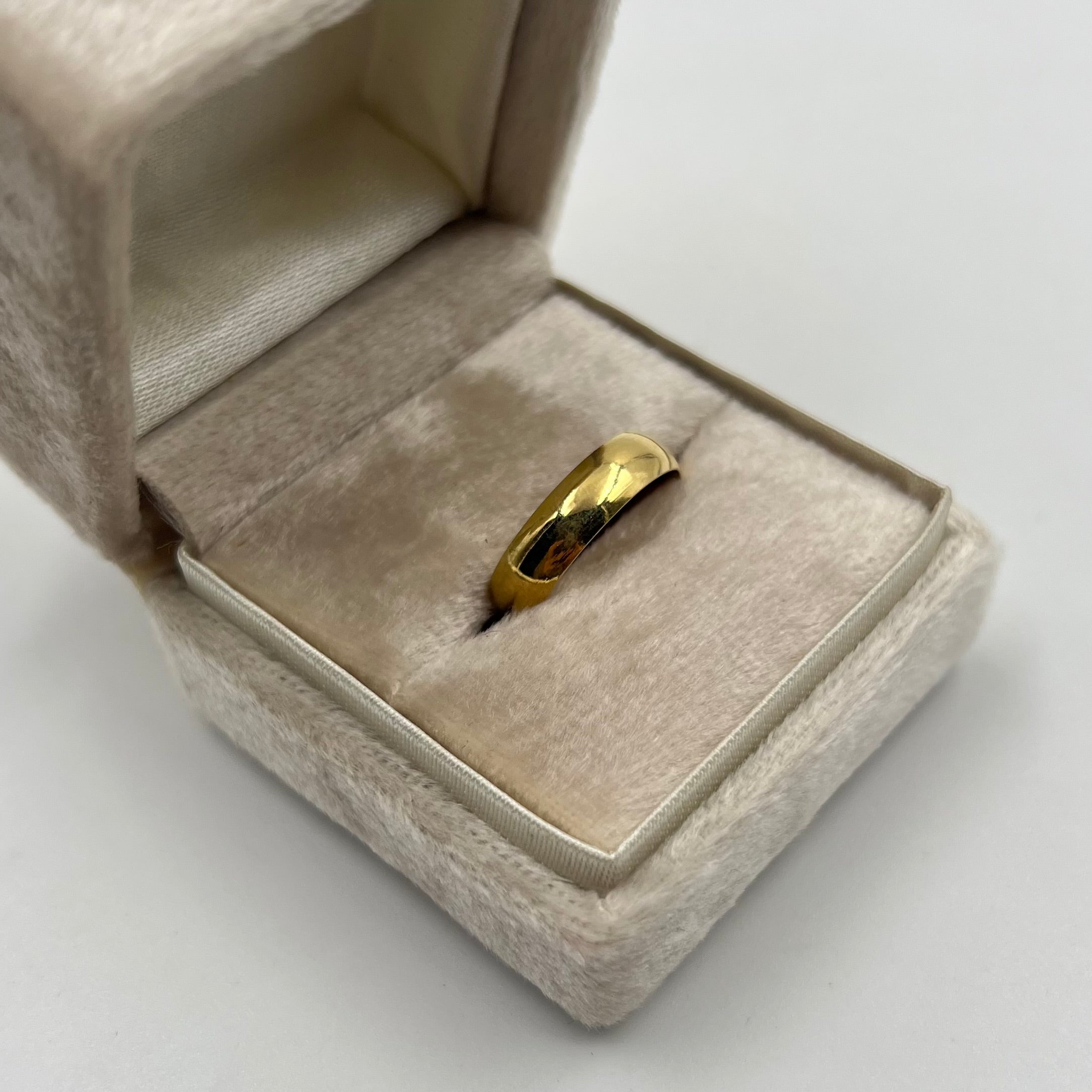 ANILLO ARGOLLA LISA  ORO AMARILLO 18K / TALLA 10 / 2,57 GR / 5 MM