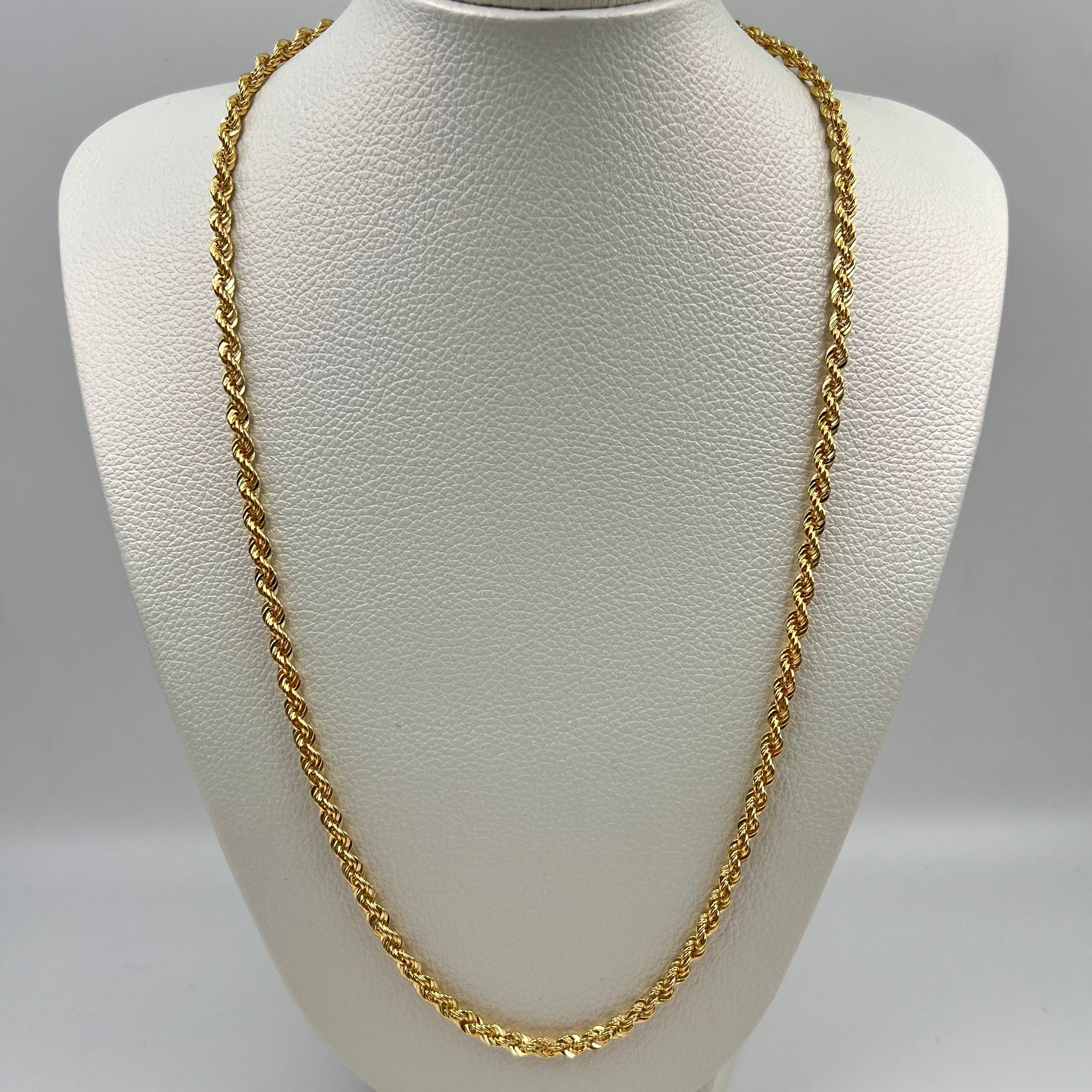 CADENA ITALY LAZO ORO AMARILLO 18K 10,09 GR / 4,46 MM / 60 CM