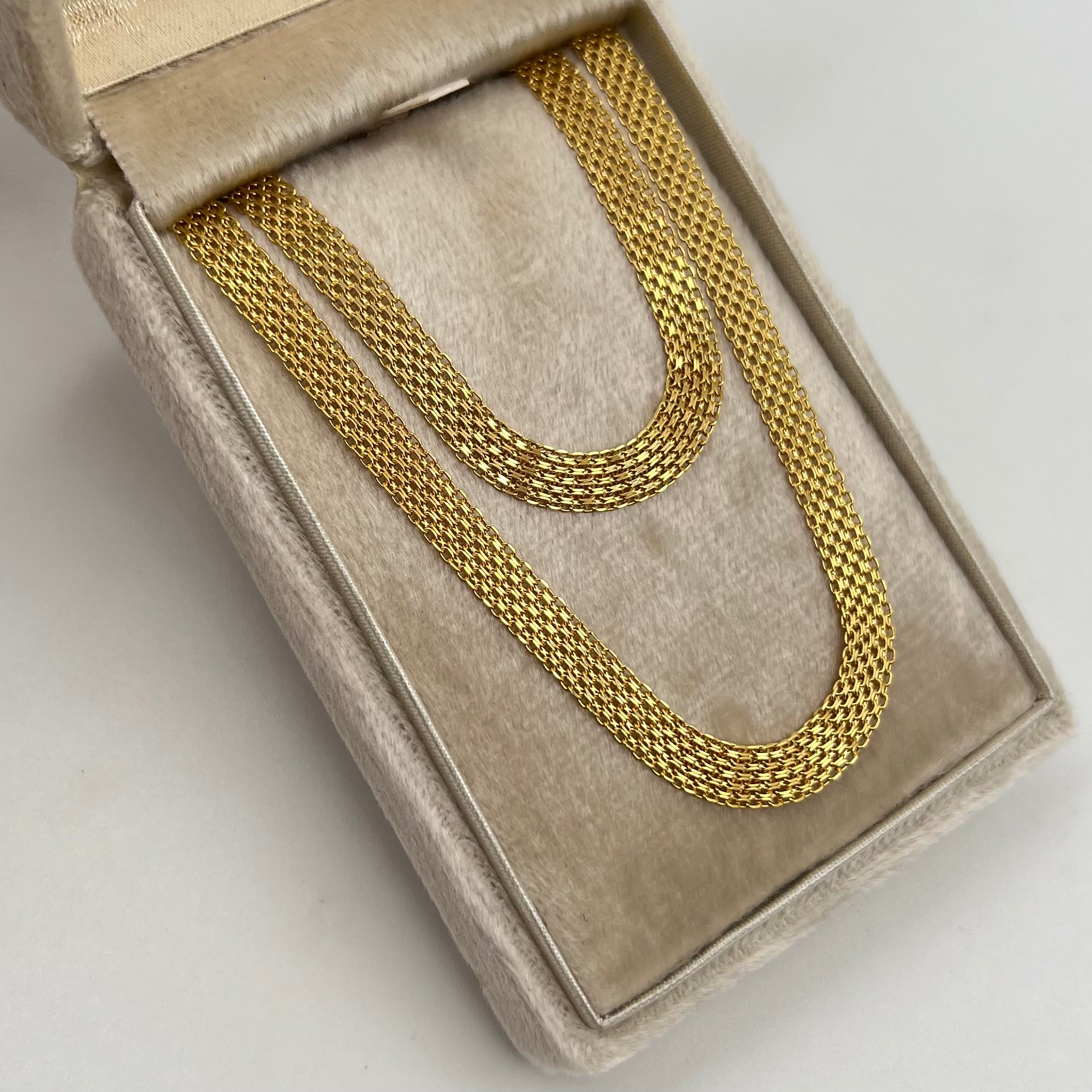 CADENA ITALY CHINA  ORO AMARILLO 18K +3 / 12,87 GR / 5,7 MM / 60 CM