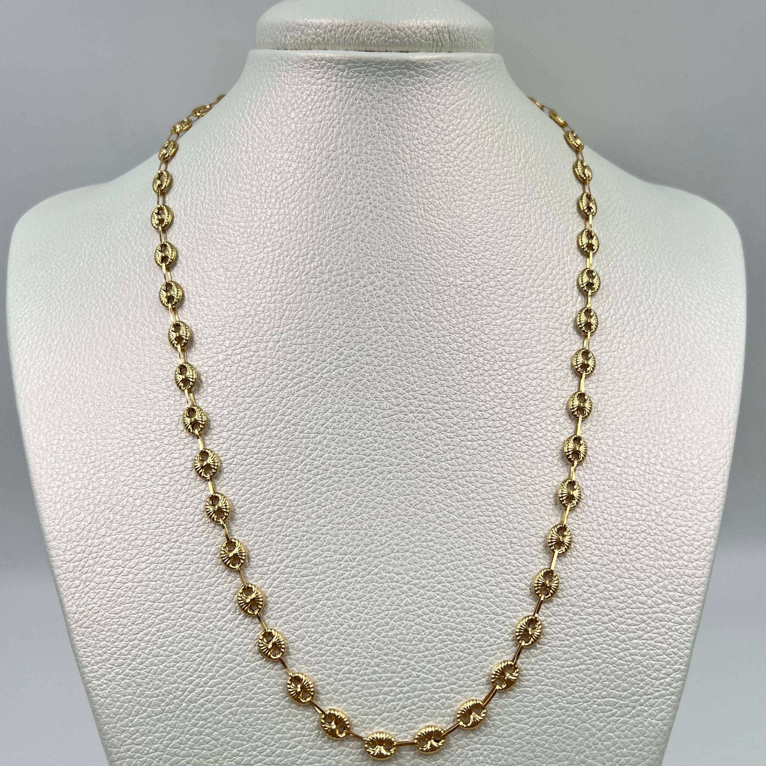 CADENA GC DIAMANTADA ORO AMARILLO 18K 8,66 GR / 5 MM / 50 CM