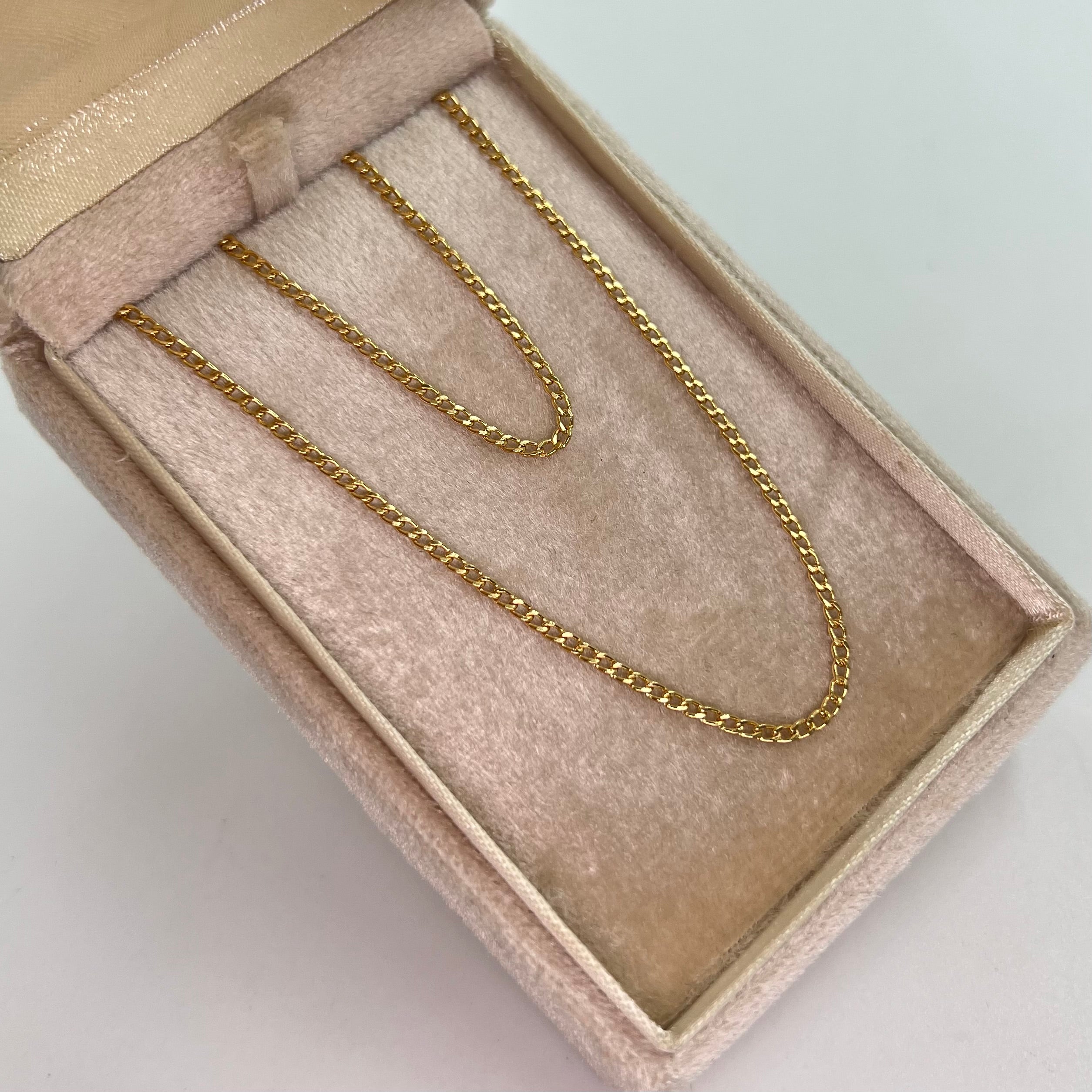 CADENA ITALY CUBANA ORO AMARILLO 18K +3 / 2,11 GR / 1,8 MM / 45 CM