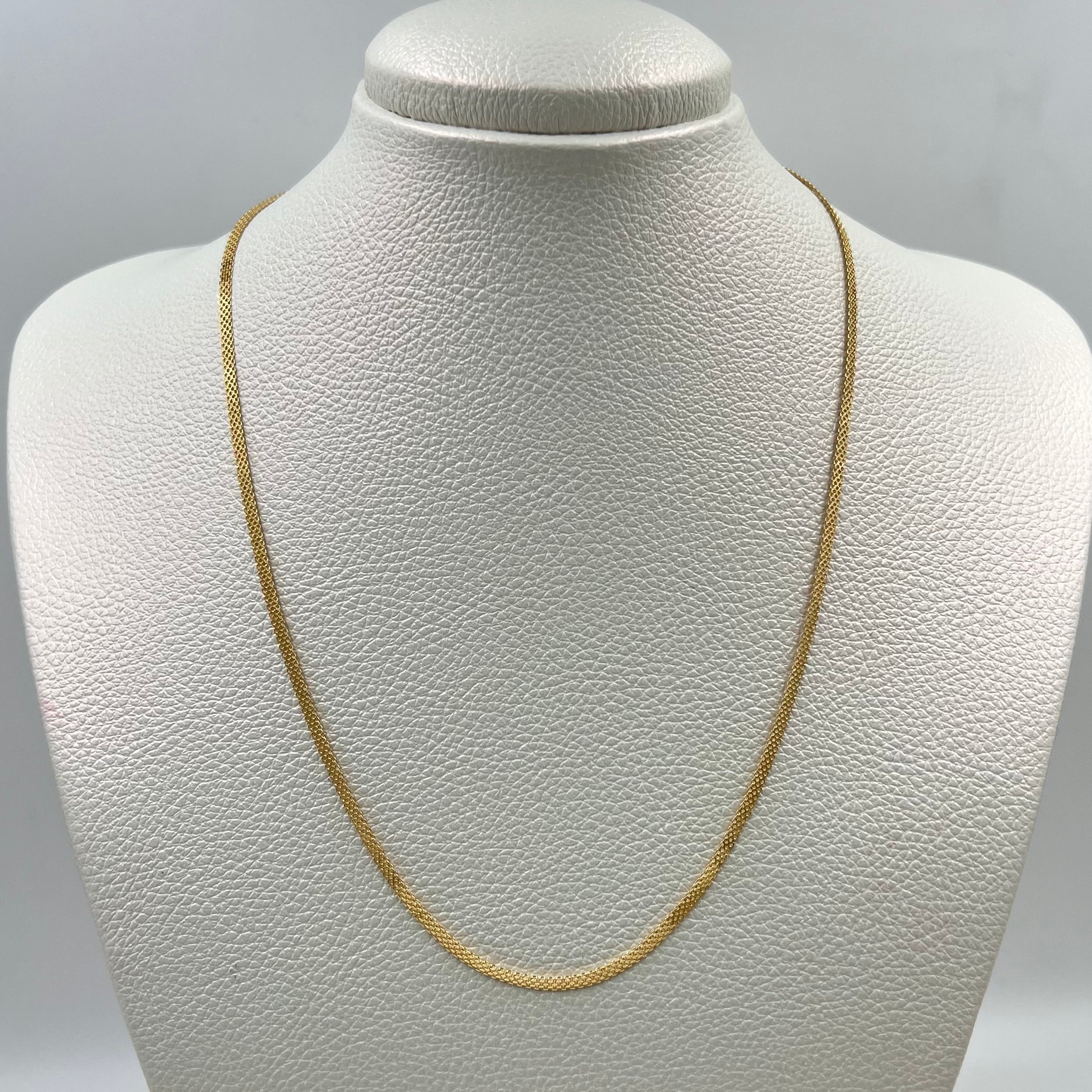 CADENA ITALY CHINA  ORO AMARILLO 18K +3 / 5,15 GR / 3 MM / 45 CM