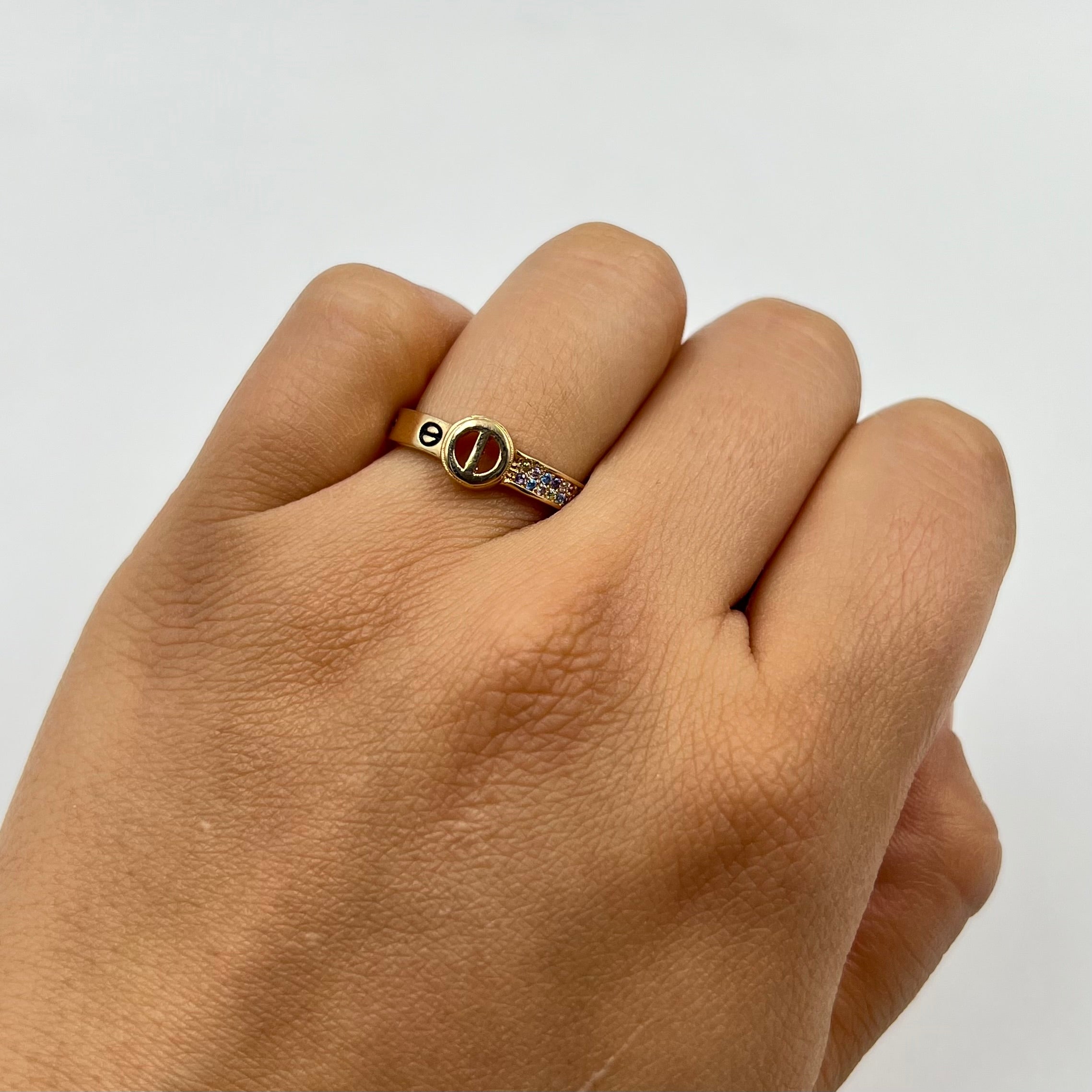 ANILLO CT CASTING COLORES ORO AMARILLO 18K / TALLA 6 / 2,2 GR / 6 MM