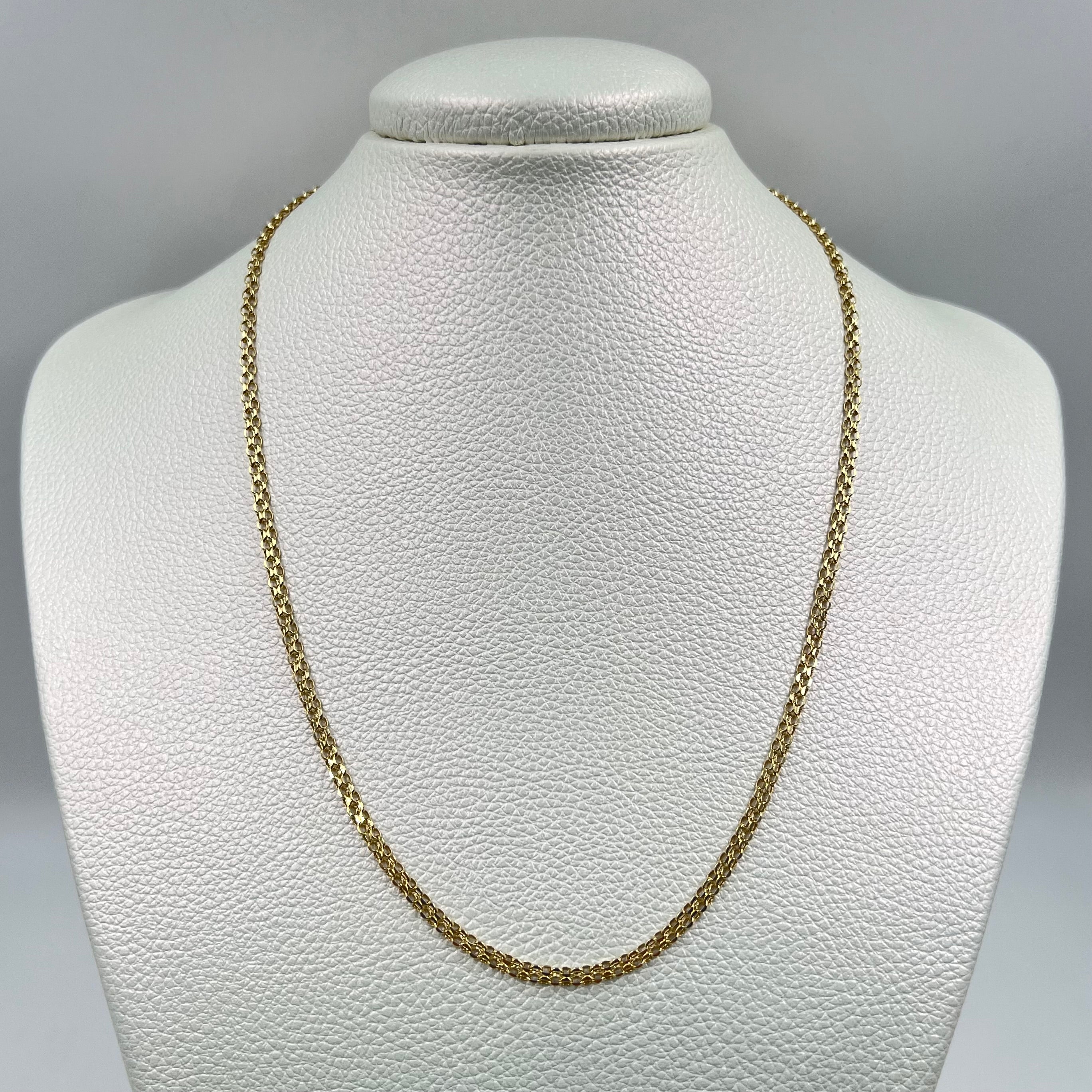CADENA ITALY CHINA  ORO AMARILLO 18K +3 / 2,9 GR / 2,8 MM / 45 CM