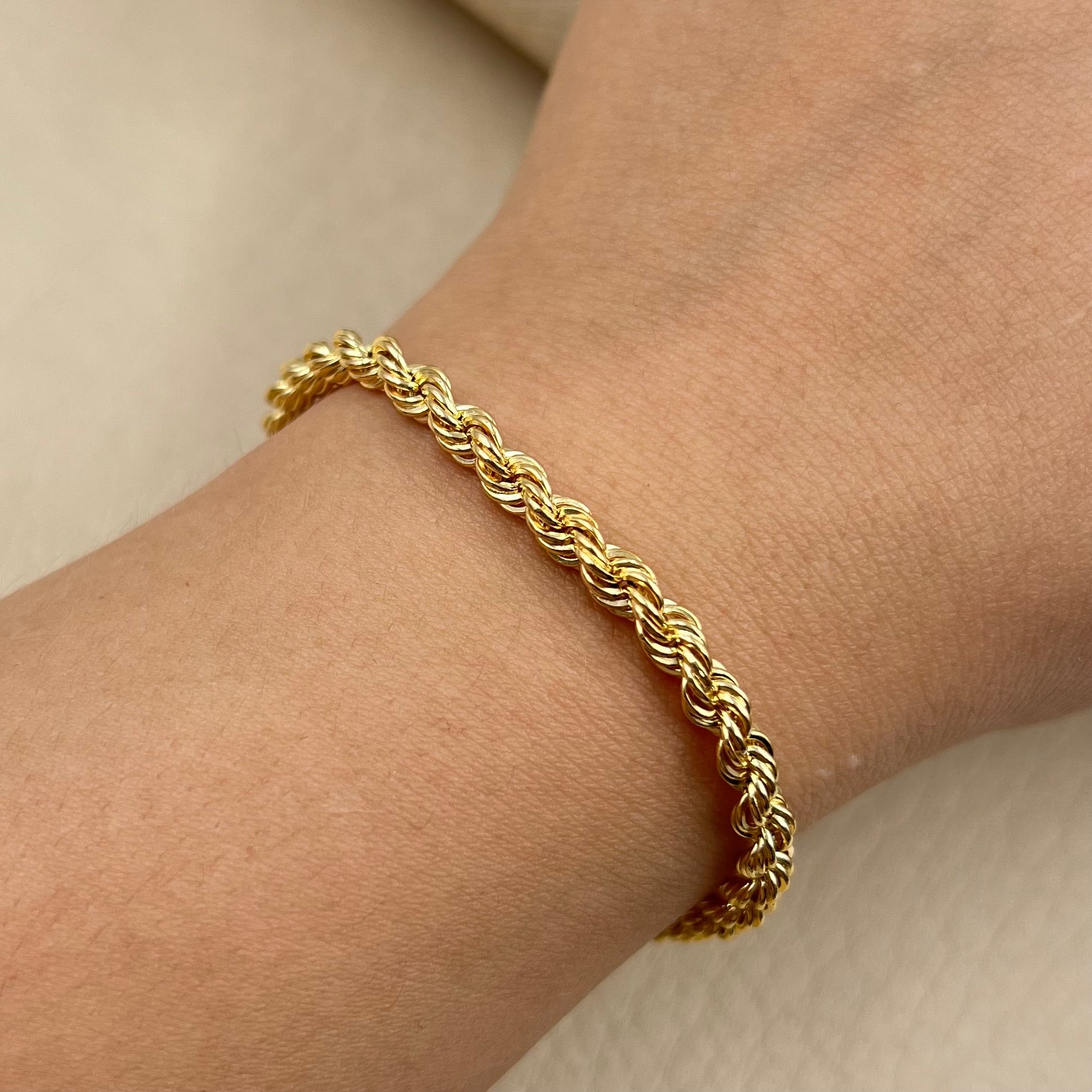 PULSO ITALY LAZO ORO AMARILLO 18K +3 / 4,8 GR / 5 MM / 20 CM