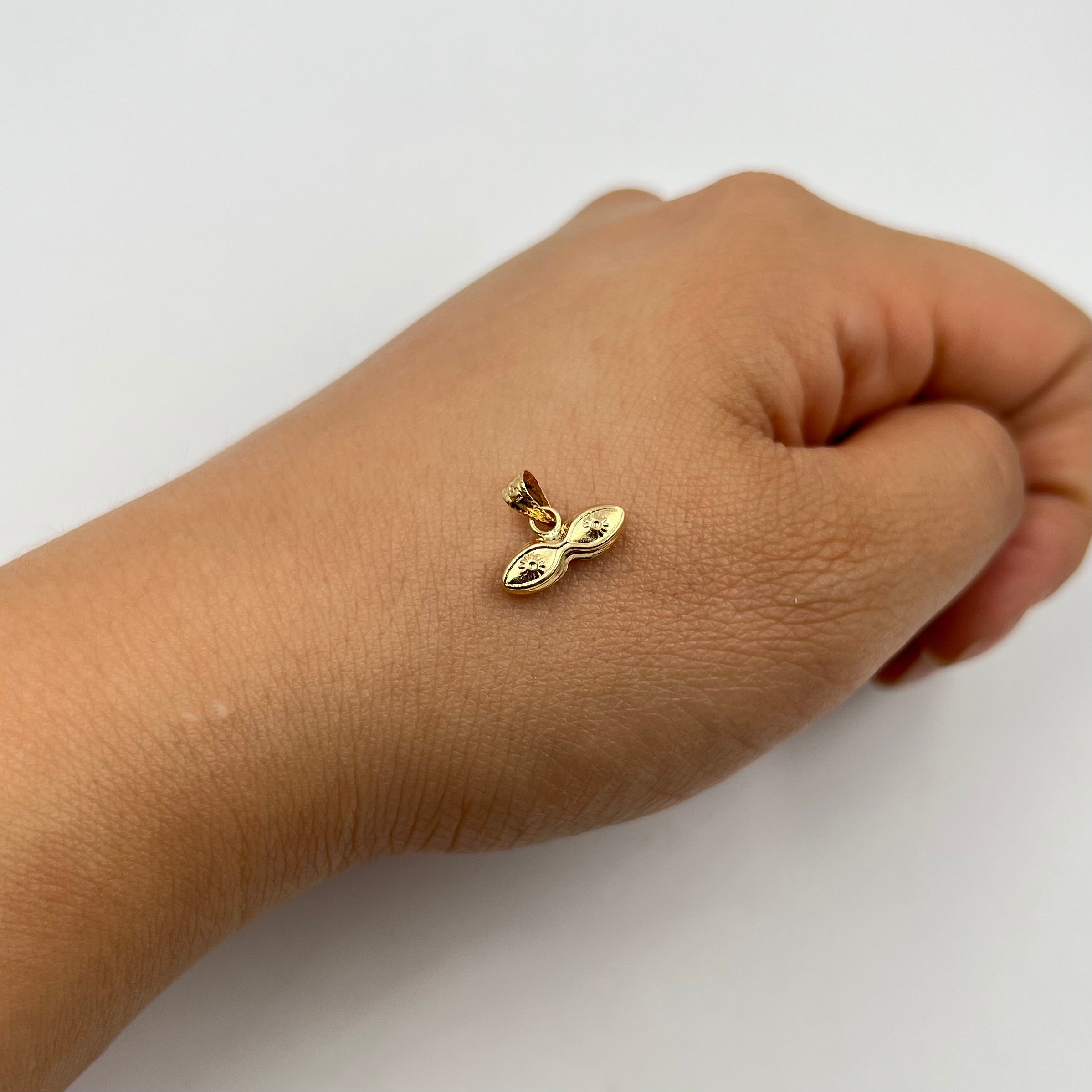 DIJE OJO SANTA LUCIA ORO AMARILLO 18K 0,38 GR / 12,37 MM / 0,6 CM