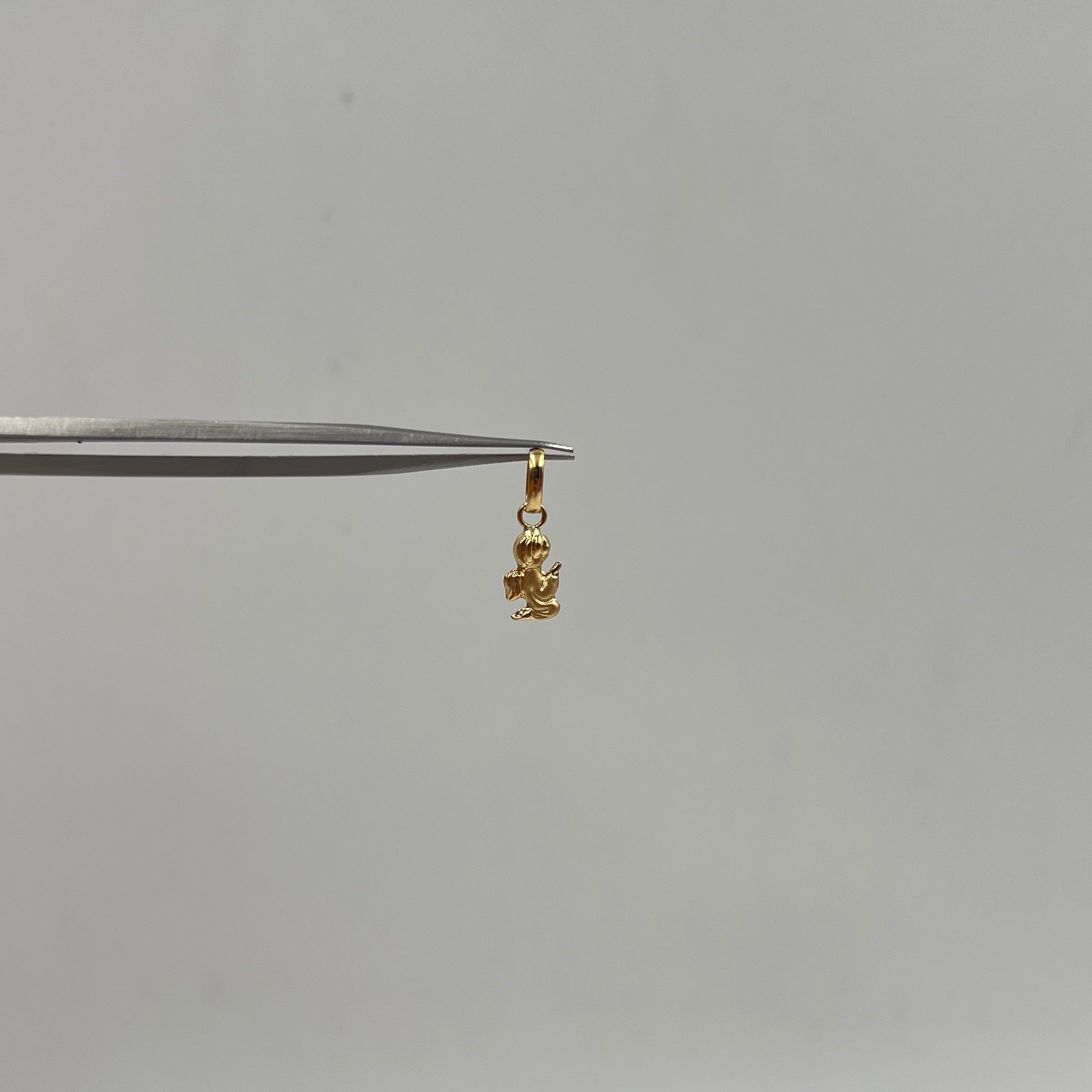 DIJE ANGEL DE LA GUARDA  ORO AMARILLO 18K 0,28 GR / 5 MM / 1 CM