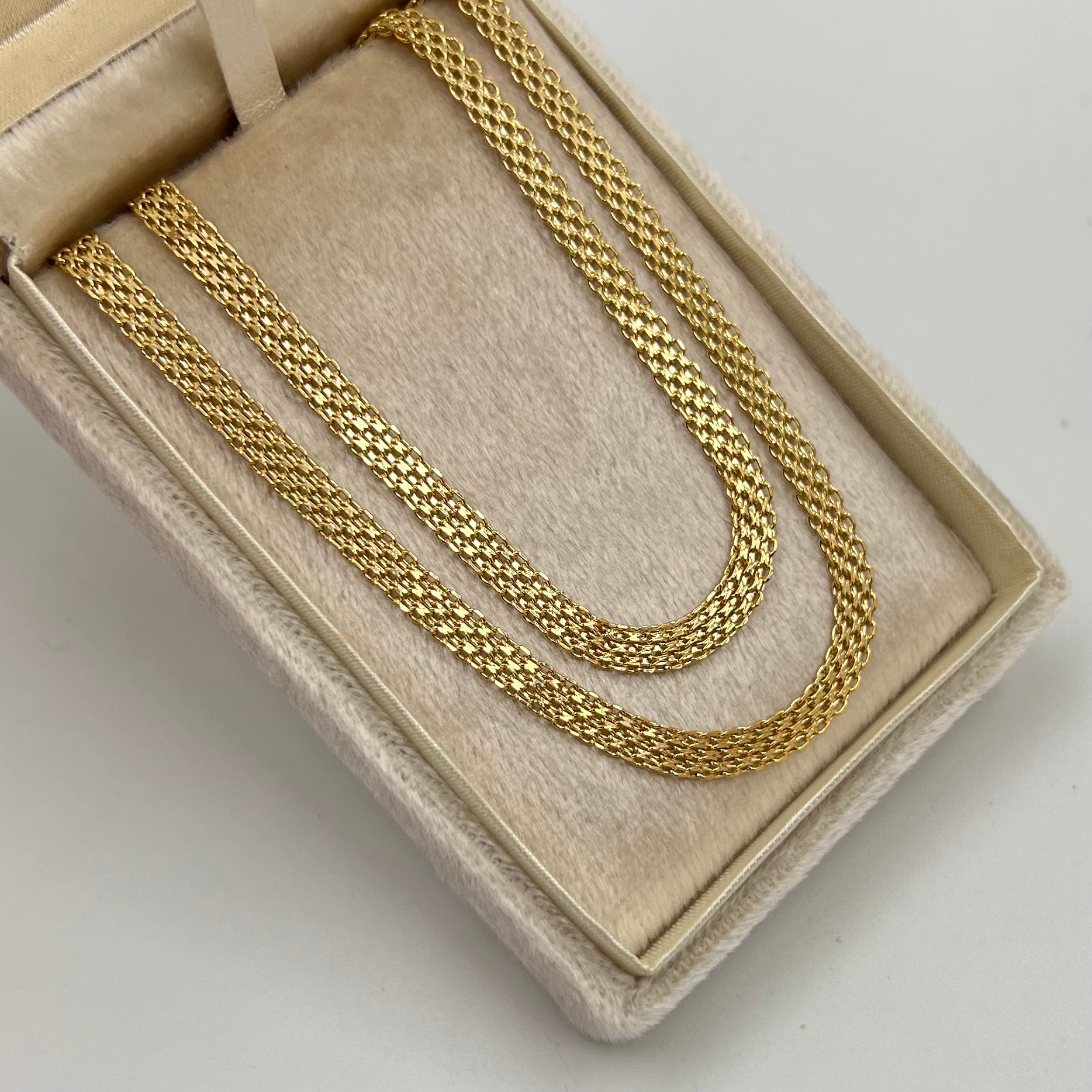 CADENA ITALY CHINA ORO AMARILLO 18K +1 / 11,5 GR / 8 MM / 60 CM