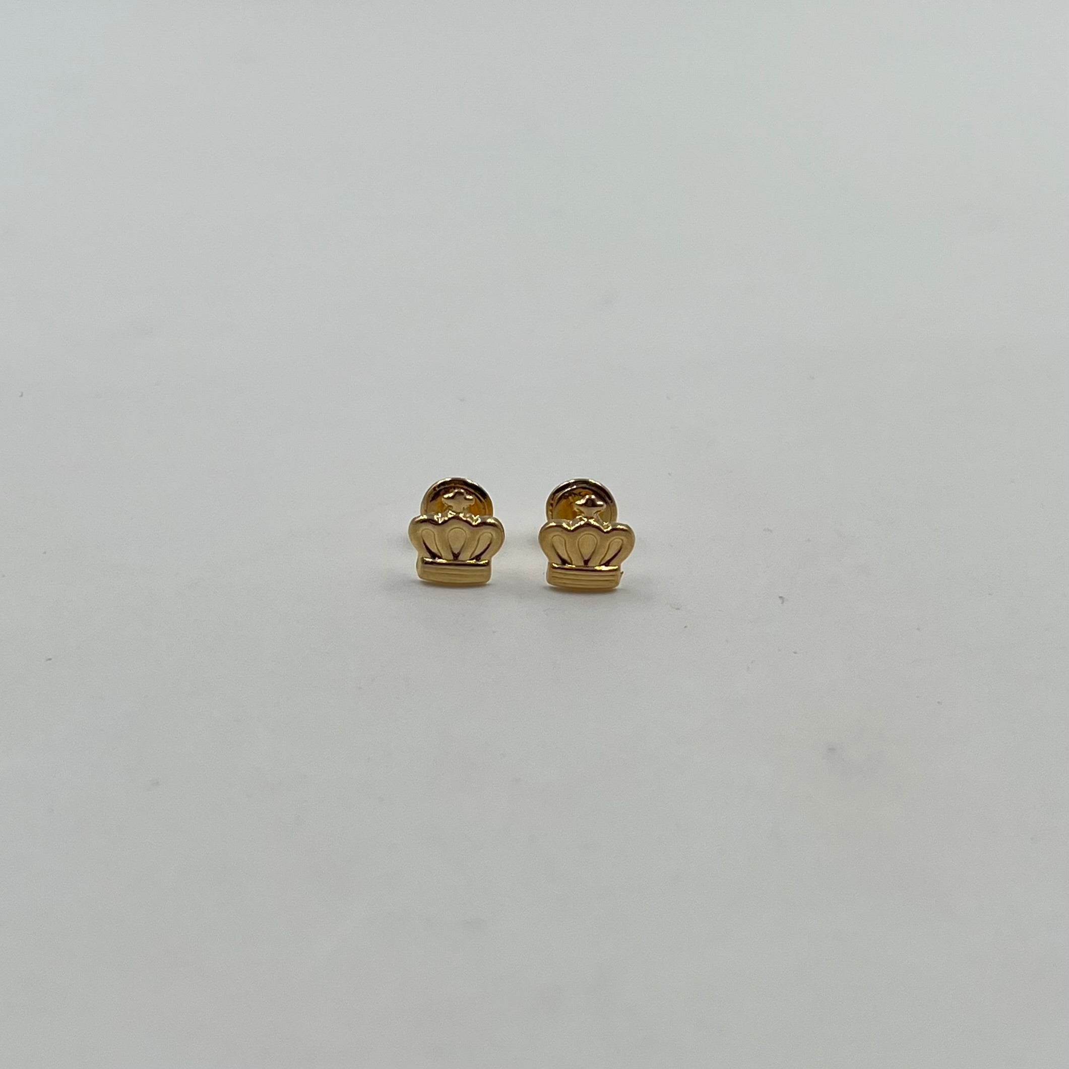 TOPOS CORONA  ORO AMARILLO 18K 0,65 GR / 7 MM