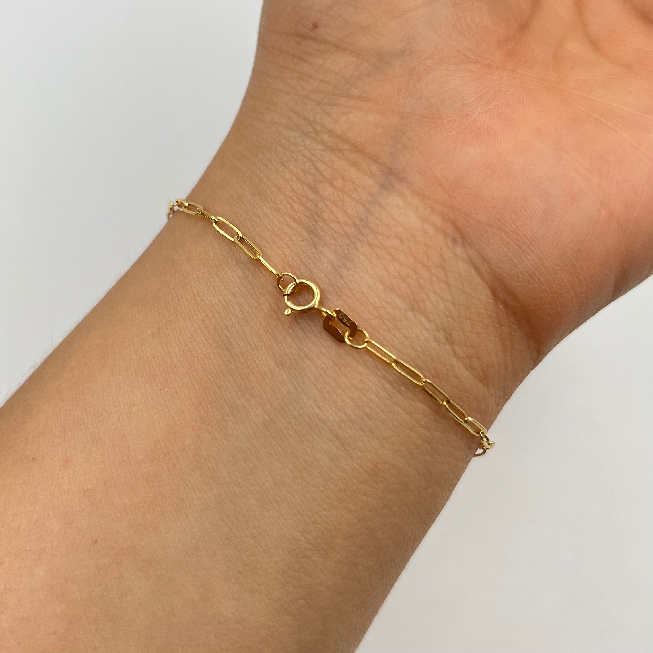 PULSO ITALY CAJON  ORO AMARILLO 18K +3 / 0,63 GR / 1,7 MM / 18 CM