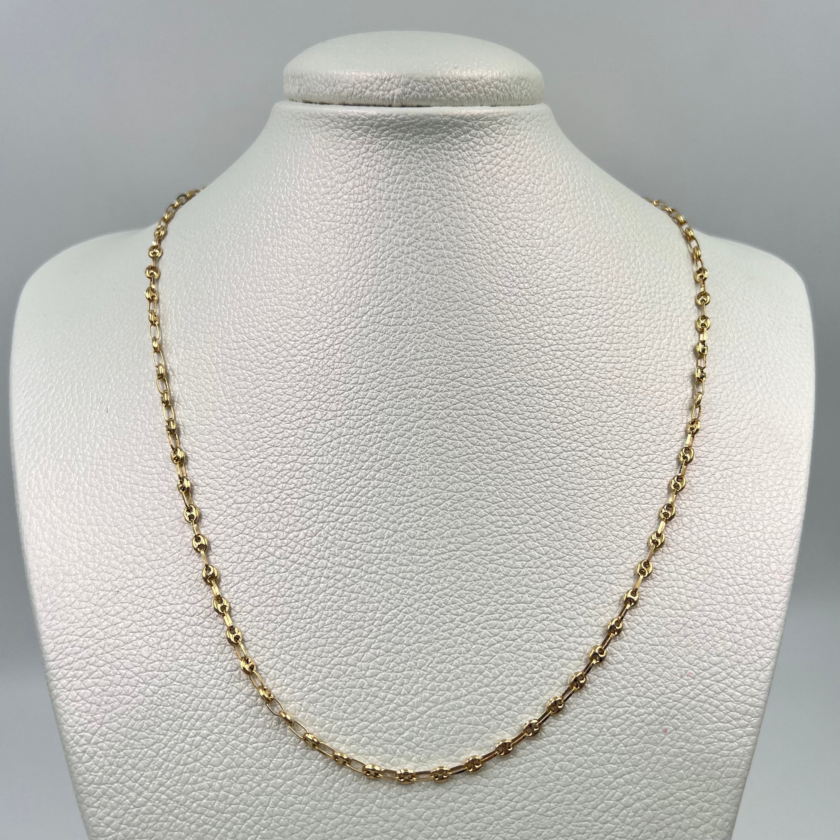 CADENA GC REAZA ITALY ORO AMARILLO 18K 4,37 GR / 3 MM / 45 CM