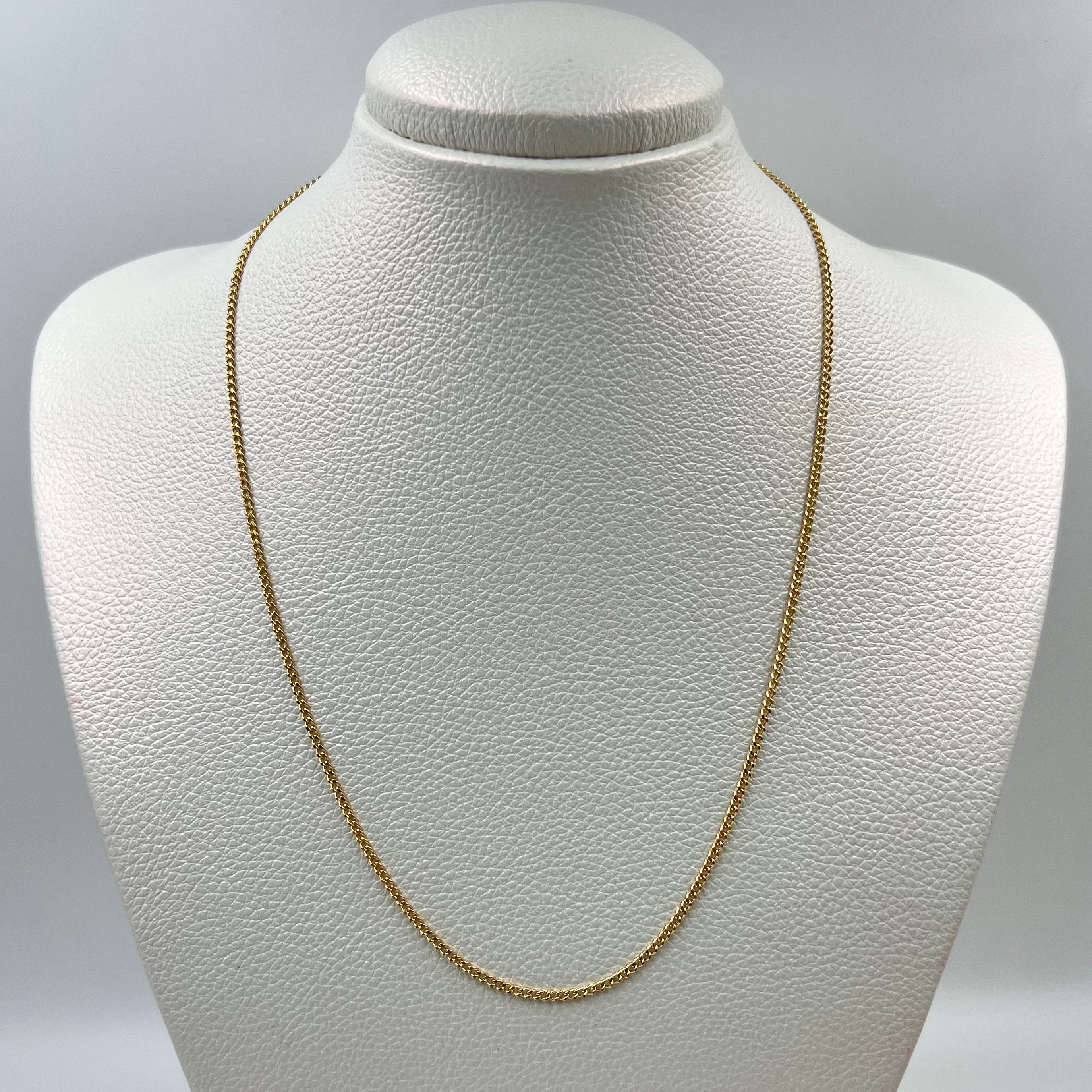 CADENA ITALY CUBANA ORO AMARILLO 18K +3 / 2,45 GR / 1,7 MM / 45 CM