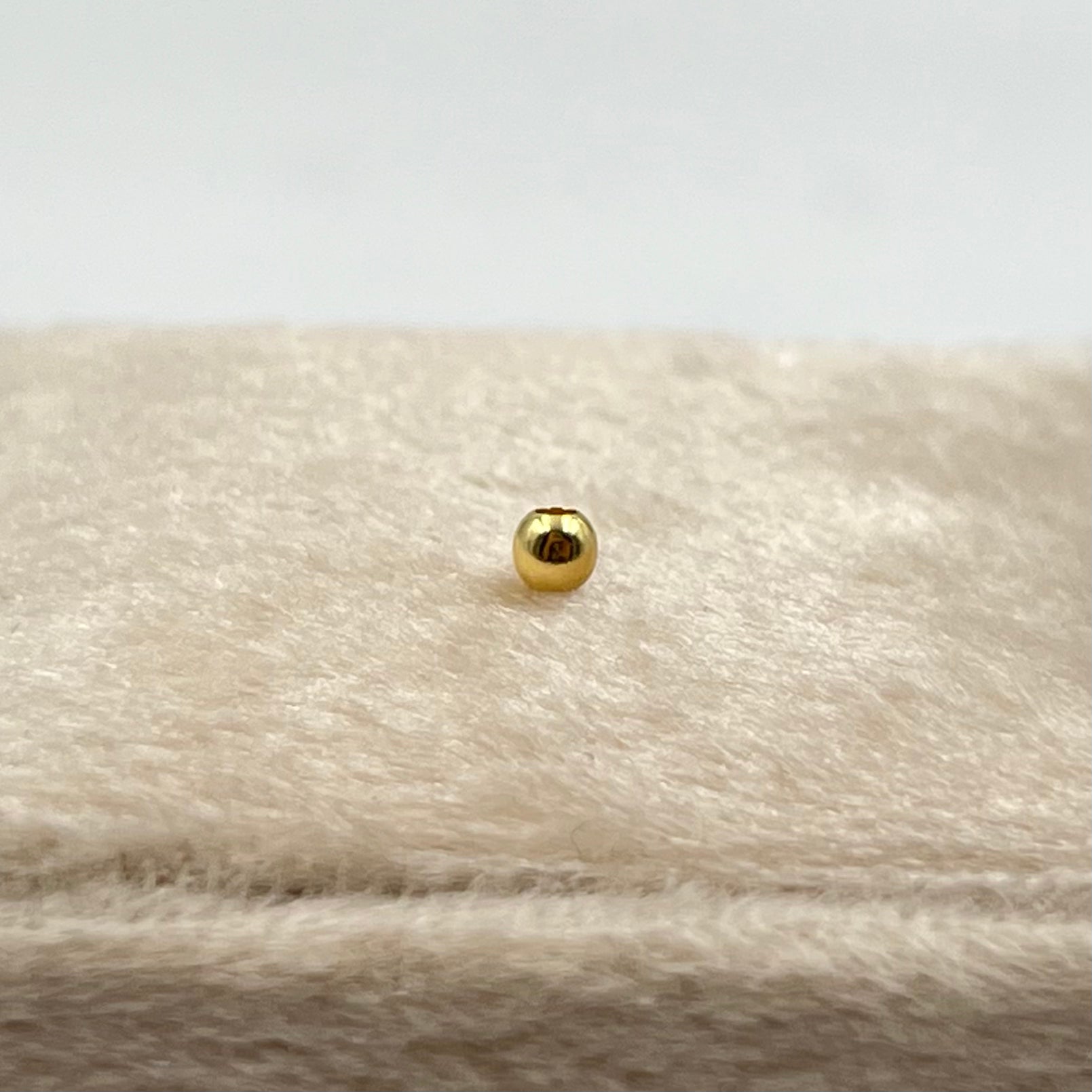 BOLA LISA 3MM / NAC 18K ORO AMARILLO