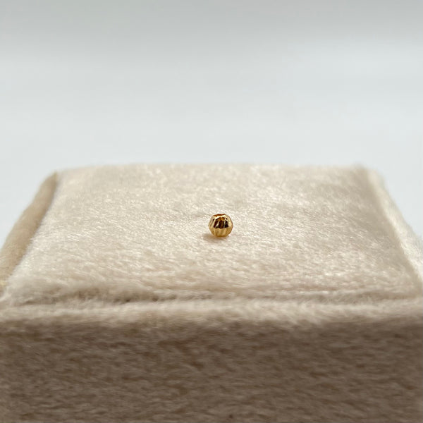 BOLA DIAMANTADA 3MM / NAC ORO AMARILLO