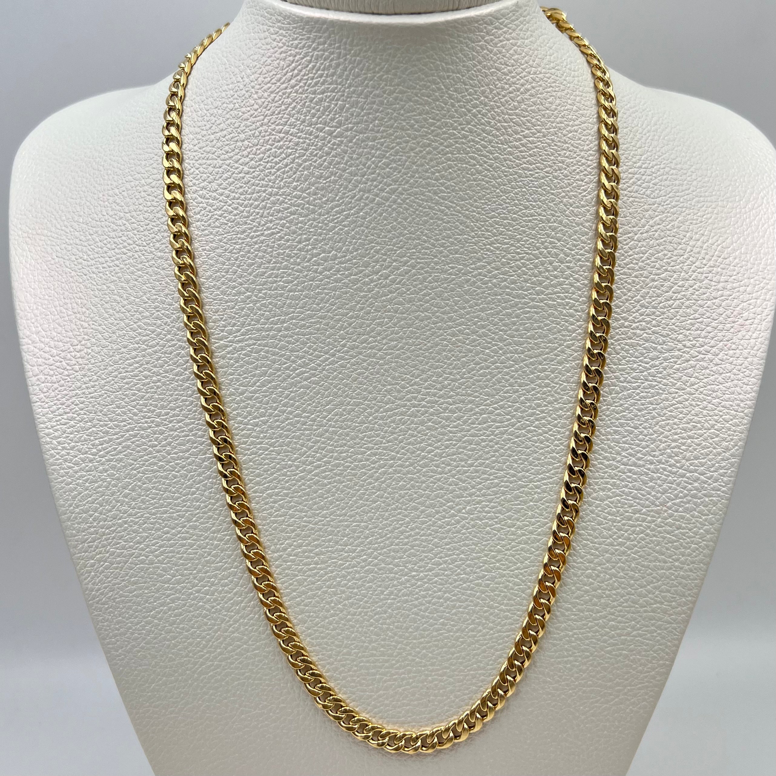 CADENA ITALY CUBANA ORO AMARILLO 18K +3 / 5,9 GR / 5,2 MM / 50 CM