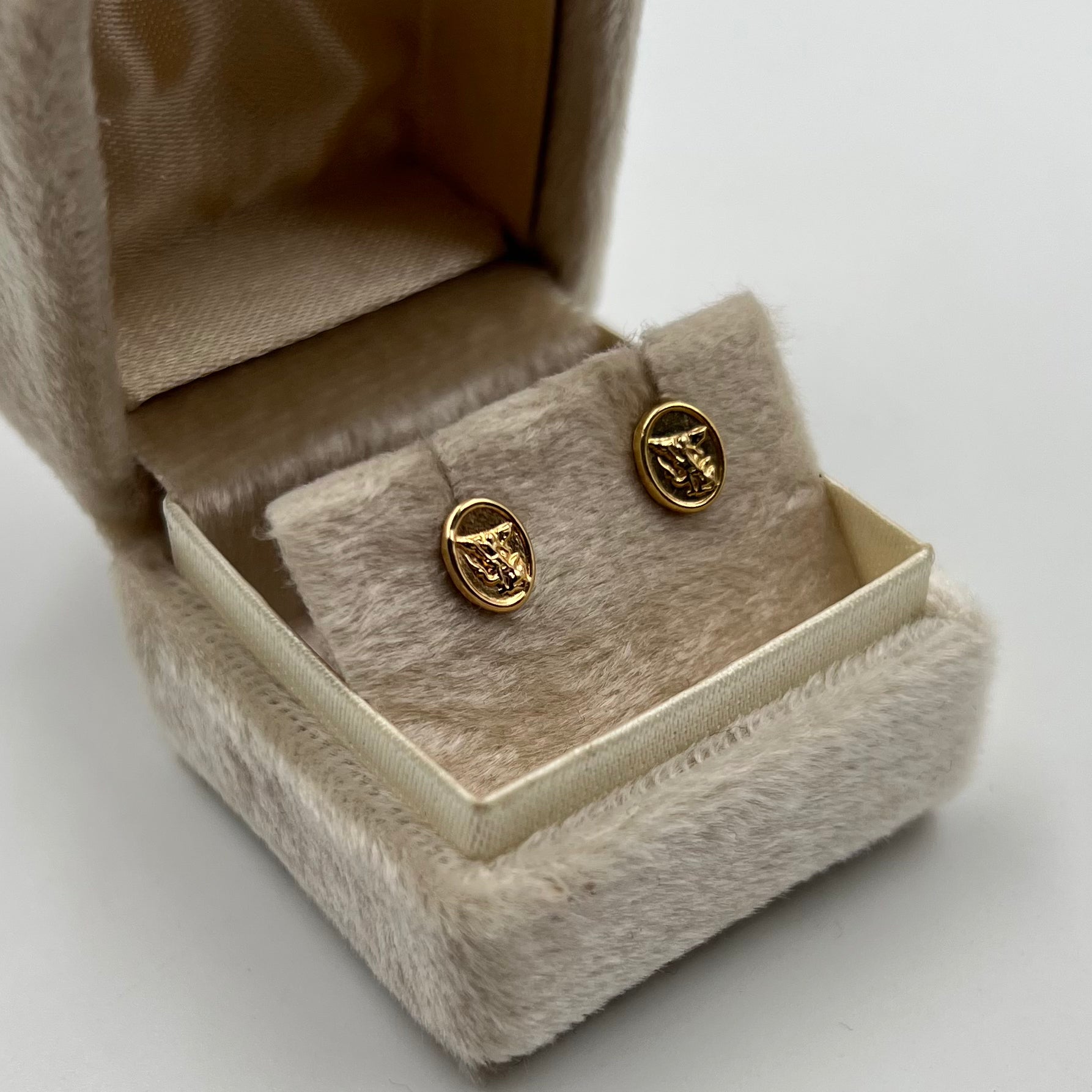 TOPOS SAN MIGUEL ARCANGEL  ORO AMARILLO 18K 0,63 GR / 6 MM