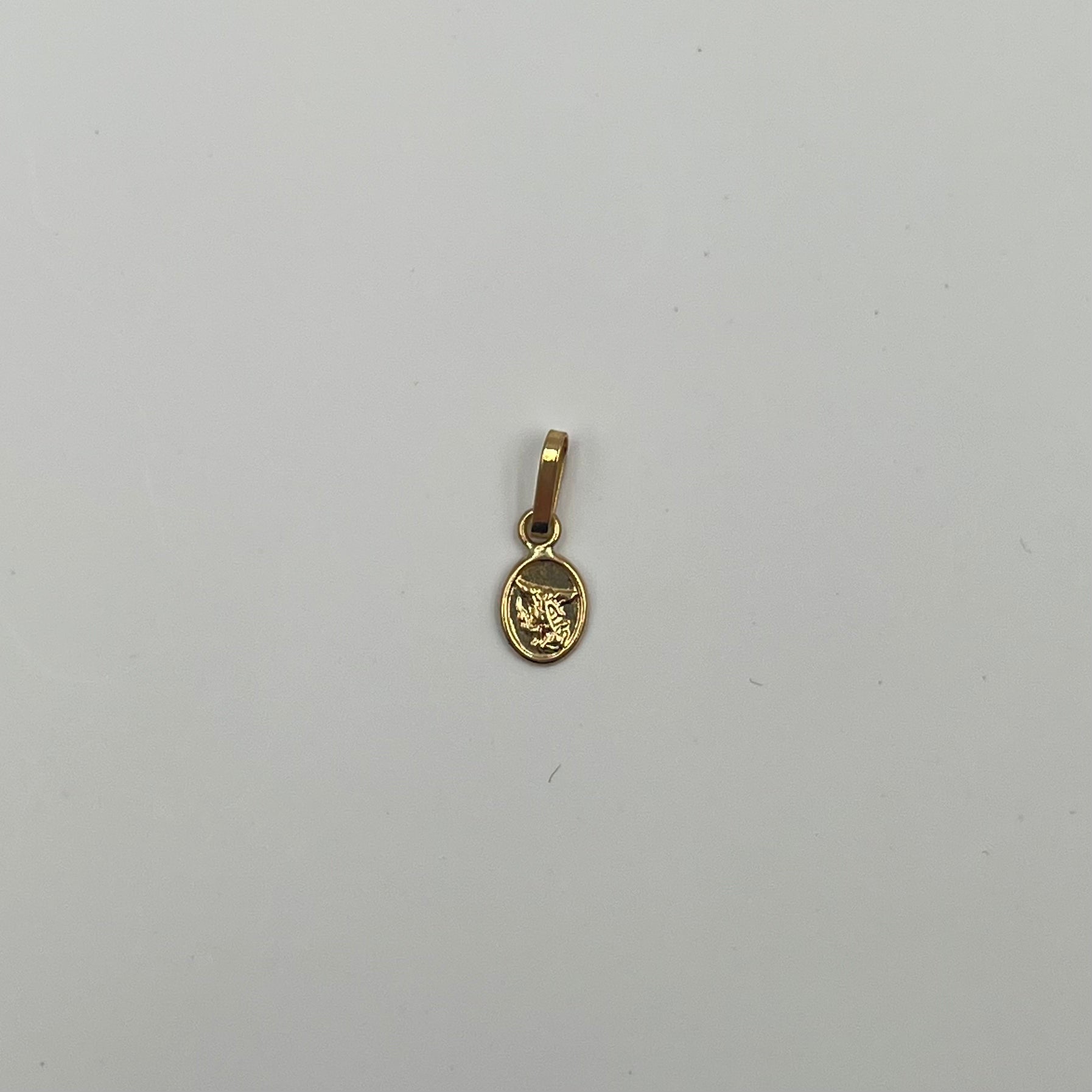 DIJE SAN MIGUEL ARCANGEL  ORO AMARILLO 18K 0,27 GR / 5 MM / 1 CM